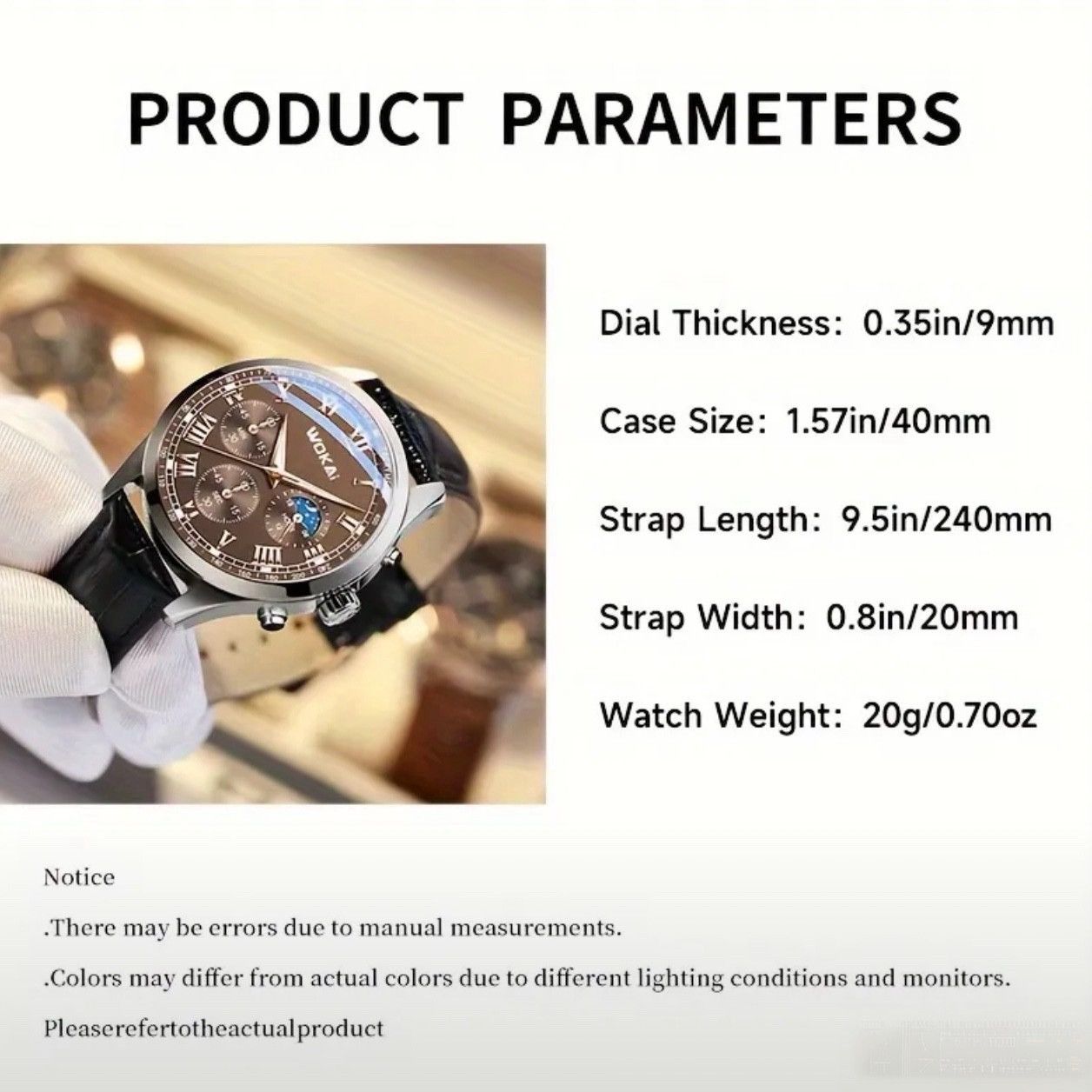 Designer Men’s Simple Sports Quartz Wrist Watch Size ONE SIZE - 3 Thumbnail