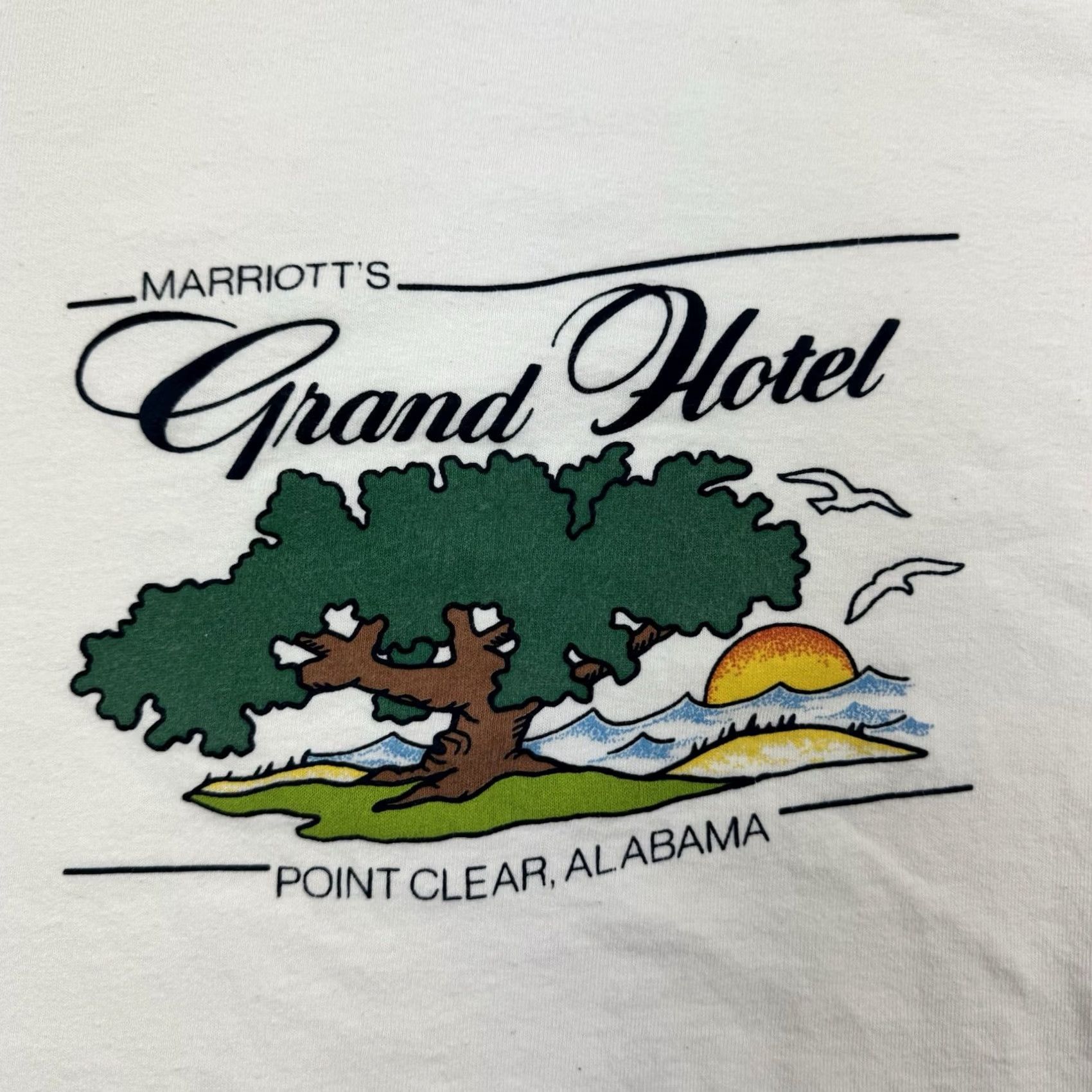 Vintage VINTAGE Auburn College 90s T-Shirt Adult Large Ivory Short Sleeve Crew Neck Mens Size US L / EU 52-54 / 3 - 3 Thumbnail