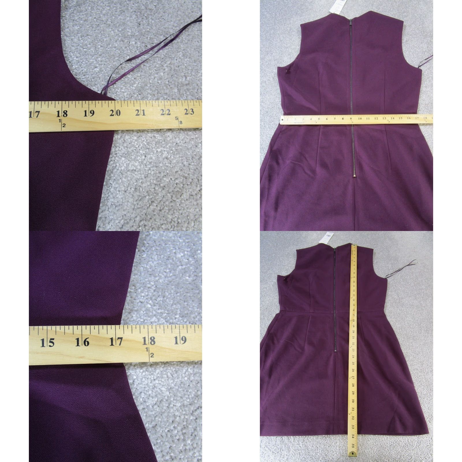 French Connection French Connection Dress Womens 12 Purple New Size XL / US 12-14 / IT 48-50 - 8 Thumbnail