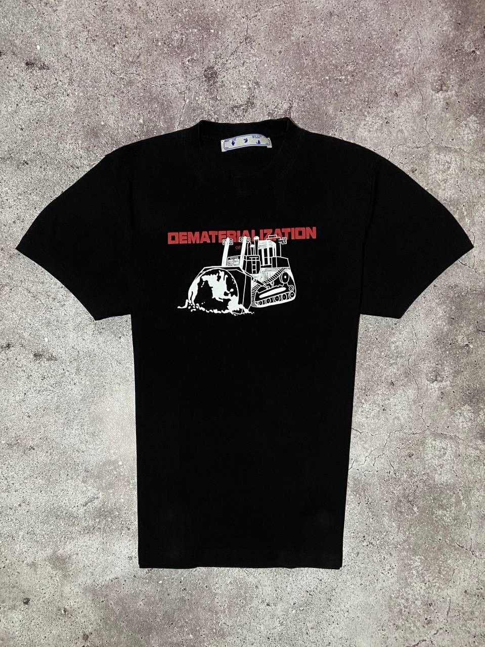 Off-White Off-White SS21 "Dematerialization" Bulldozer Tee — Black Size US M / EU 48-50 / 2 - 1 Thumbnail