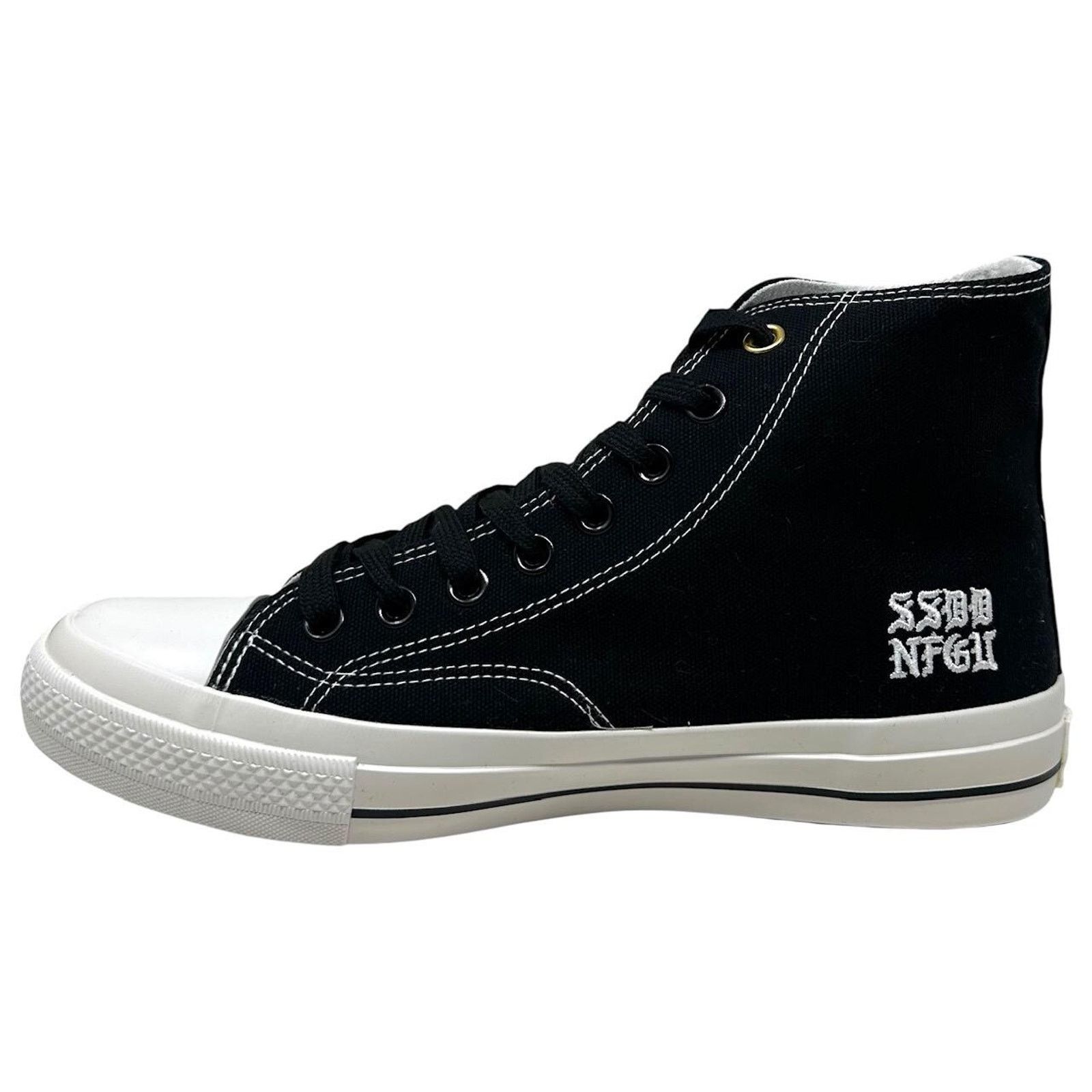 Darc Sport Darc Sport High Top Shoes Embroidered Wolves Sneakers Black Size US 6.5 / EU 39-40 - 6 Thumbnail