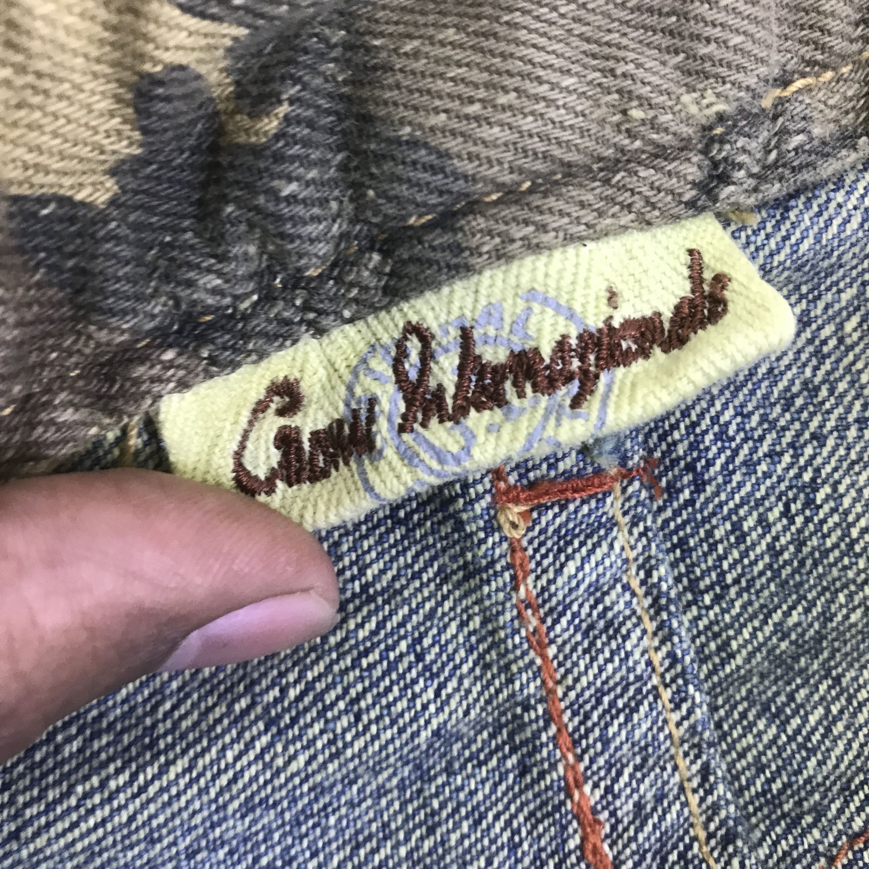 Japanese Brand GUMU BAGGY DENIM PANTS K133B10 Size US 33 - 12 Thumbnail
