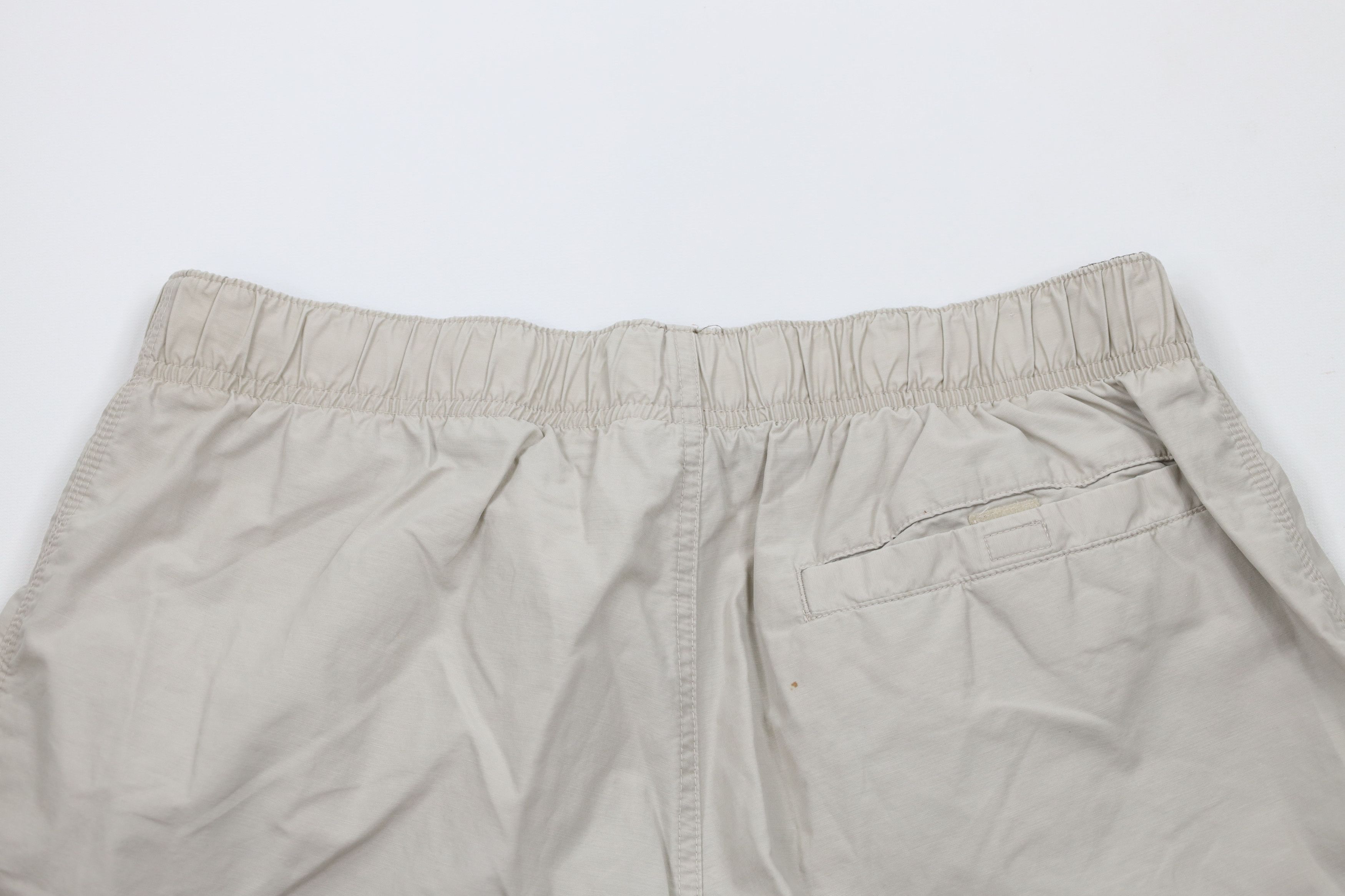 Columbia × Vintage Vintage Columbia Spell Out Lined Cargo Shorts Beige Tan Size US 32 / EU 48 - 12 Thumbnail