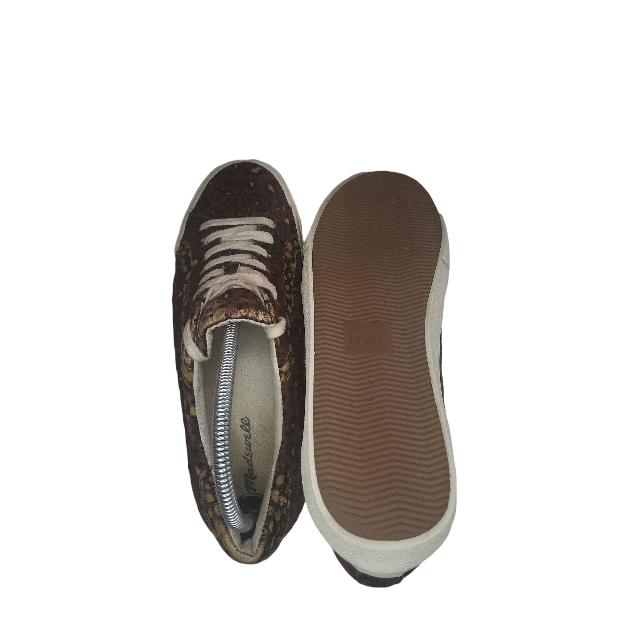 Madewell Madewell Sidewalk Sneakers Women Sz 9 Leopard Print Low Top Size US 9 / IT 39 - 6 Thumbnail