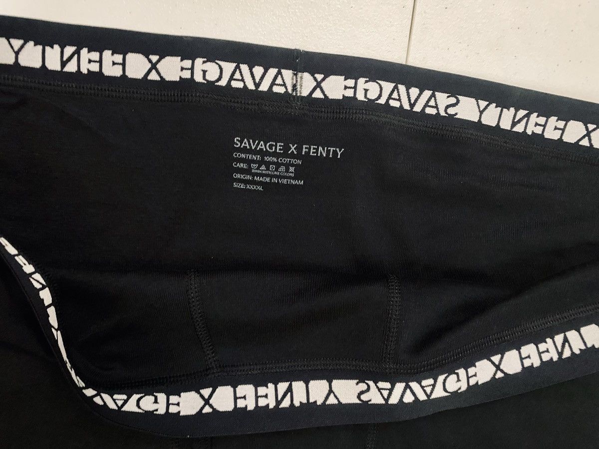 Fenty Savage X Fenty Black Cotton Classic Boxer Brief 3 Pack XXXXL Size 46 - 2 Thumbnail