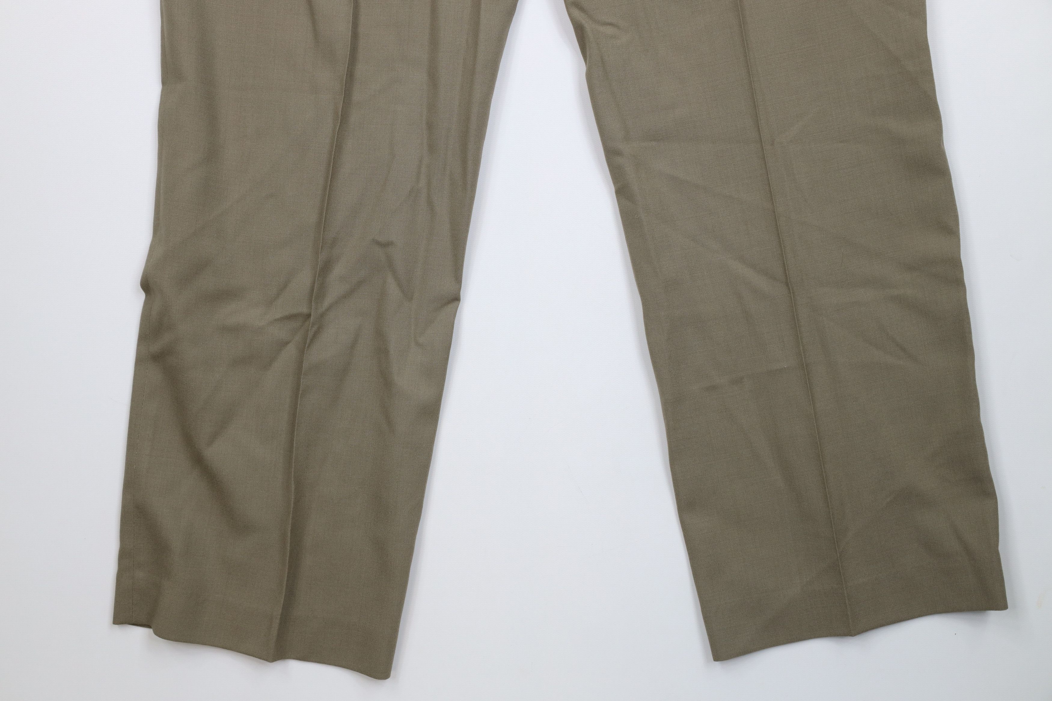 Lands' End Vintage 90s Lands End Knit Wide Leg Chino Pants Beige USA Size US 36 / EU 52 - 10 Thumbnail
