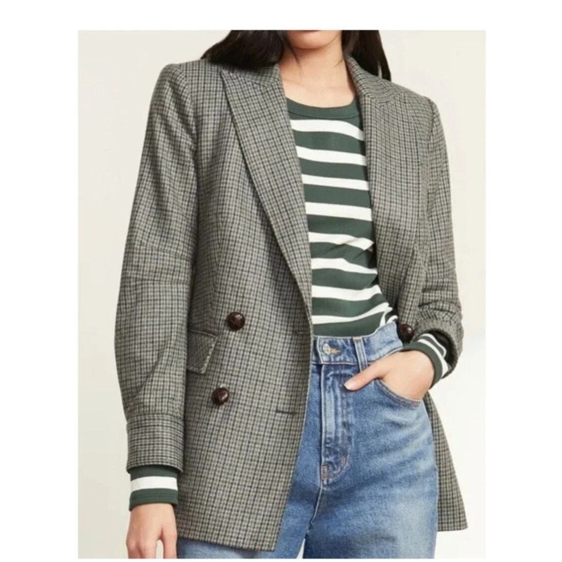 Veronica Beard Veronica Beard Pyle Dickey Wool Blend Jacket Size 14 Size XL / US 12-14 / IT 48-50 - 1 Thumbnail