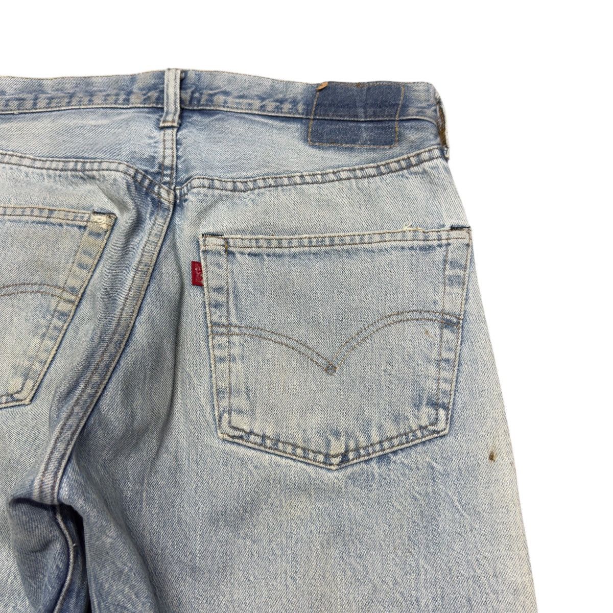 Levi's Vintage 80s Levis 501 Redline Denim Selvedge Jeans Size US 33 - 14 Thumbnail