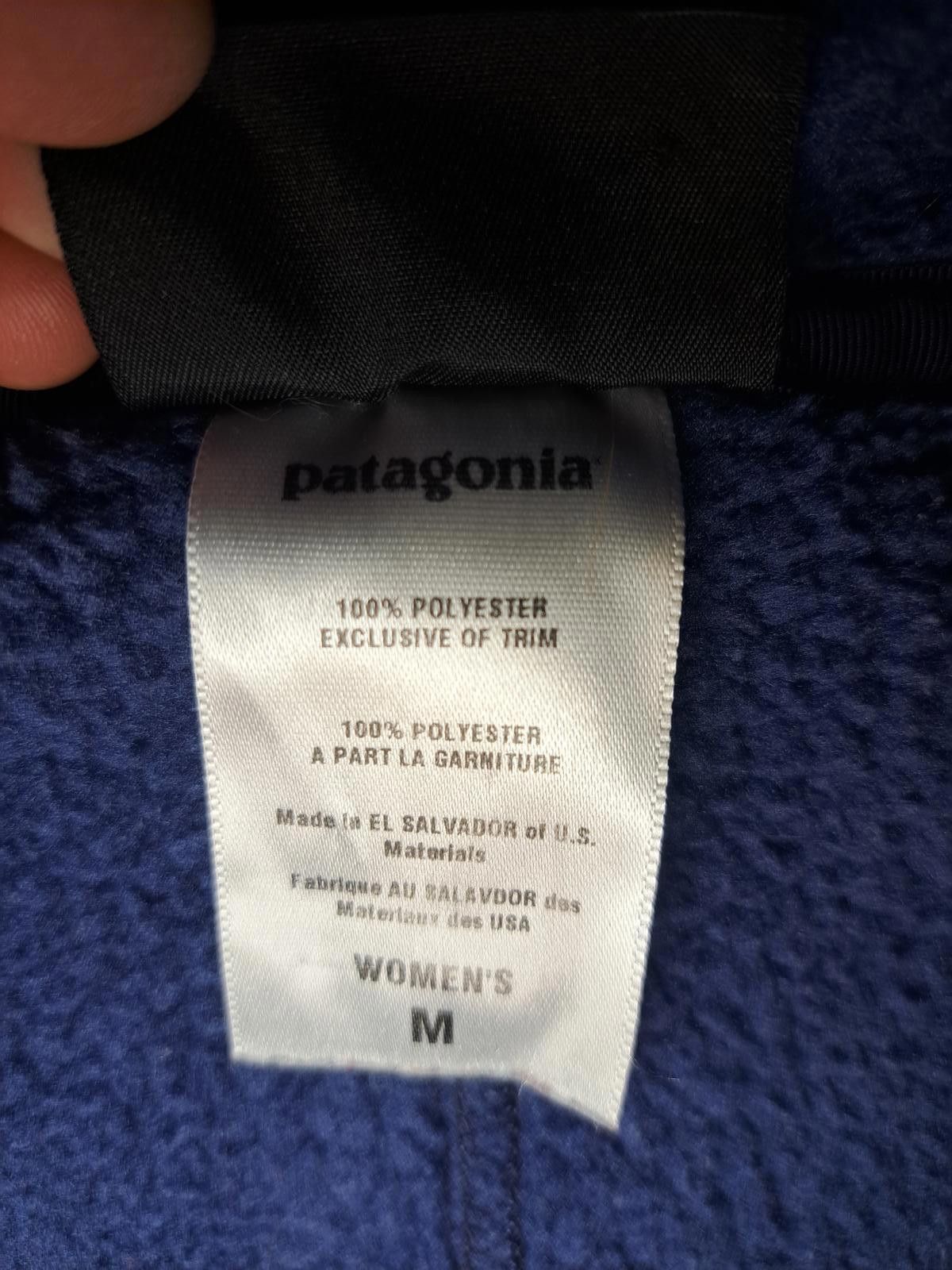 Patagonia VINTAGE 1986 Patagonia Synchilla Jacket Womens Medium Blue Size M / US 6-8 / IT 42-44 - 4 Thumbnail