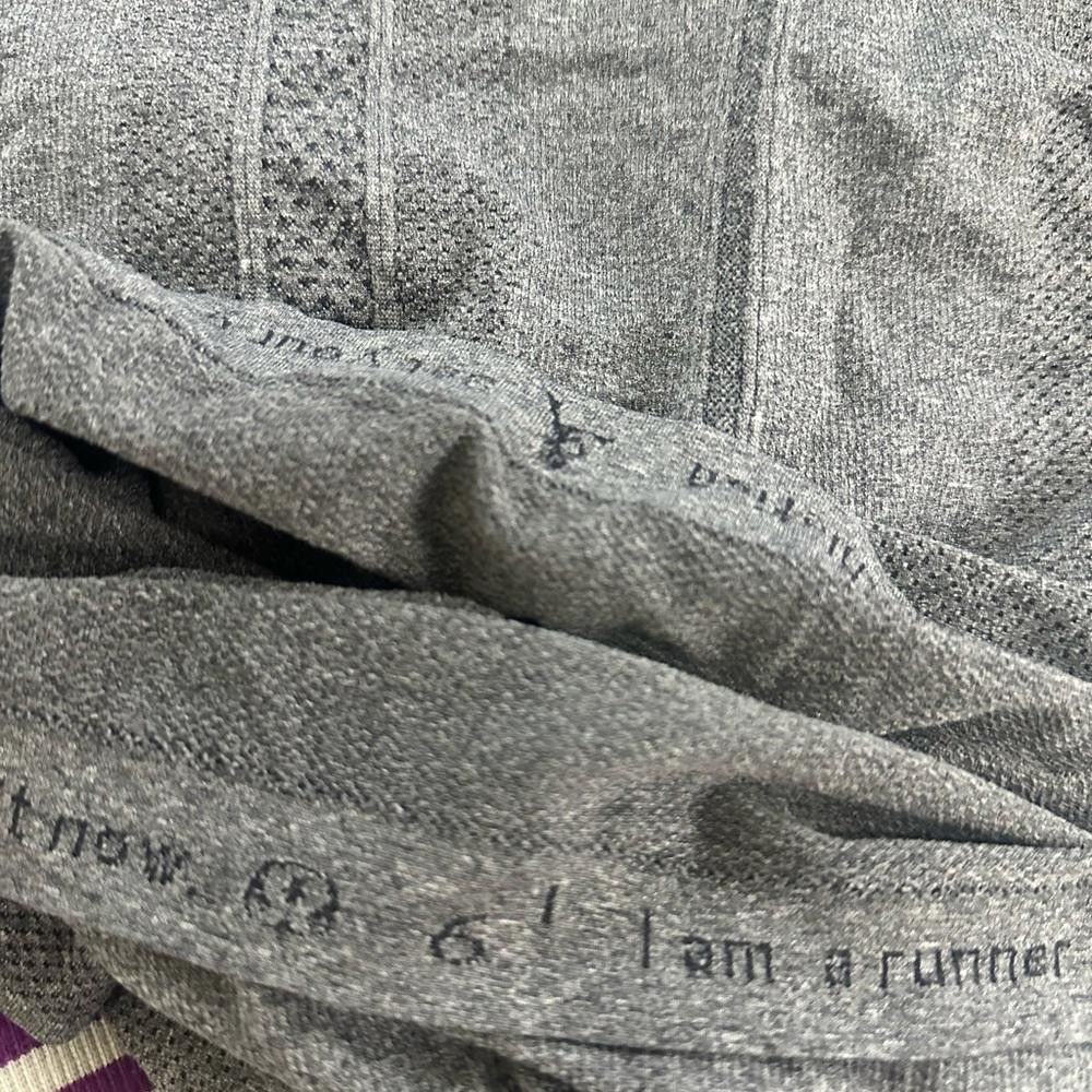 Lululemon Lululemon Swiftly Tech Short Sleeve Tee Heathered Black 6 Size M / US 6-8 / IT 42-44 - 7 Thumbnail