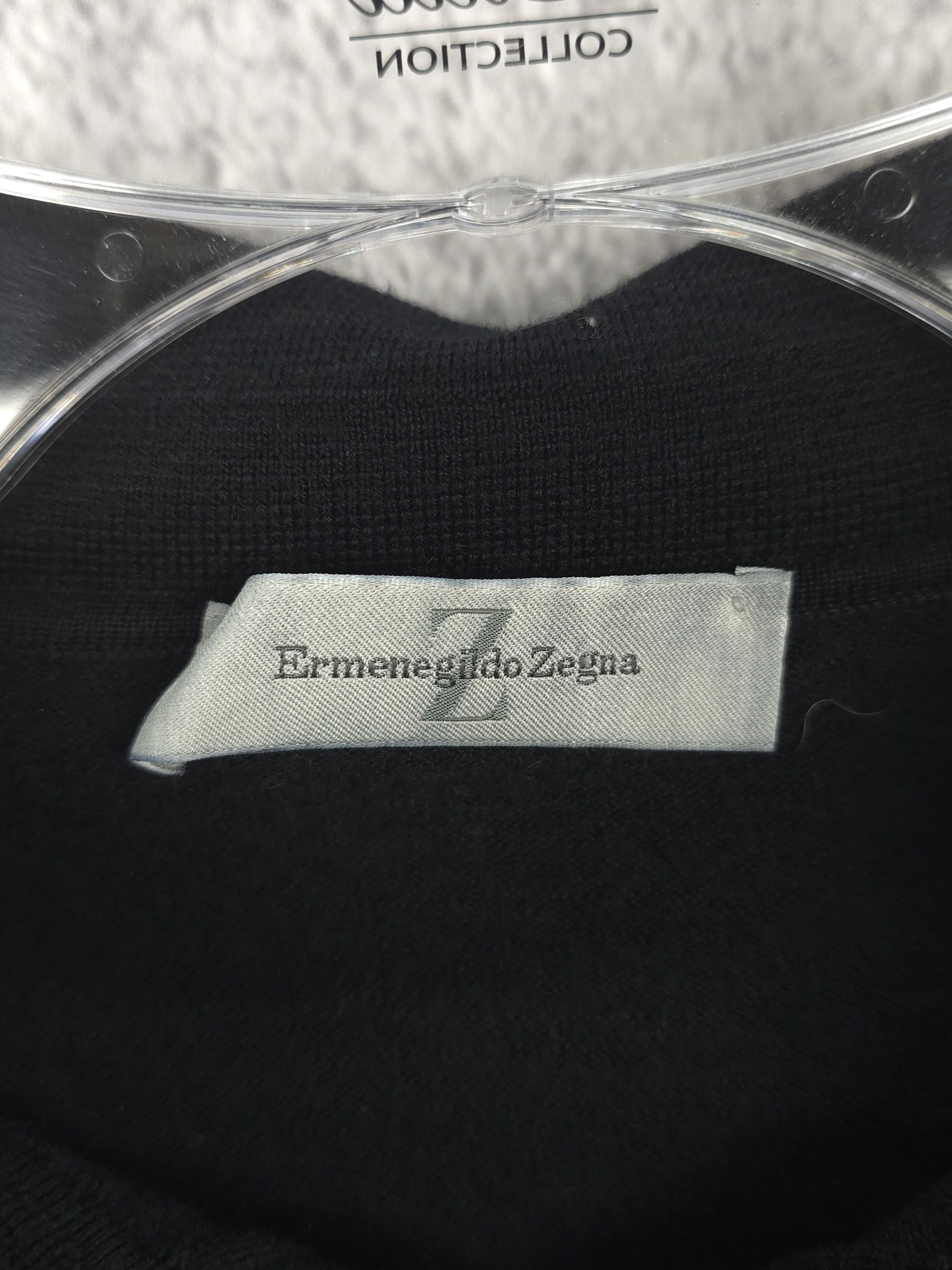 Ermenegildo Zegna Ermenegildo Zegna Vintage Sweater collar shirt silk cashmere Size US L / EU 52-54 / 3 - 7 Thumbnail