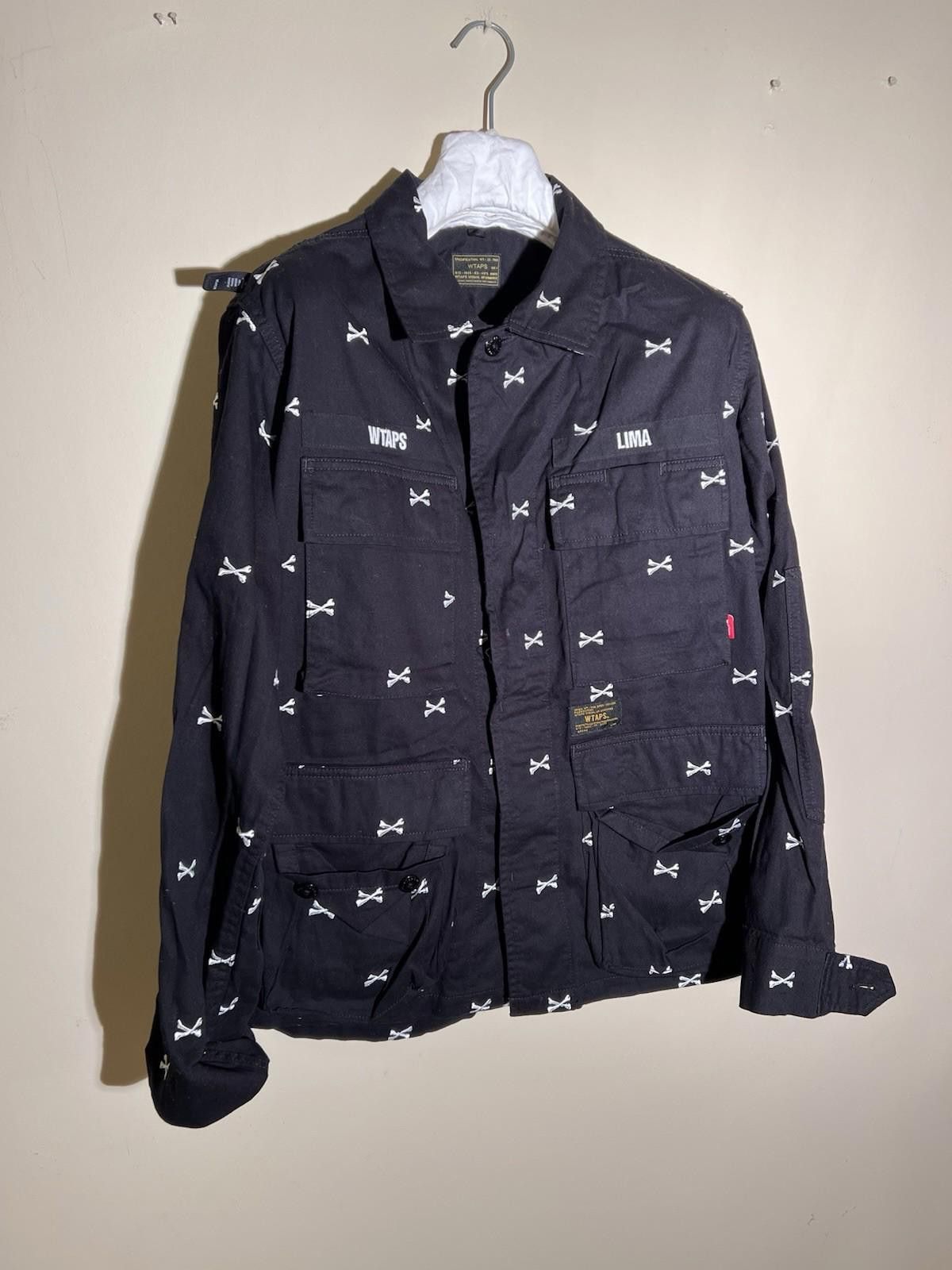 Vans WTAPS Vans Crossbones Military Bones Jacket Lima Black 3 Size US L / EU 52-54 / 3 - 3 Thumbnail