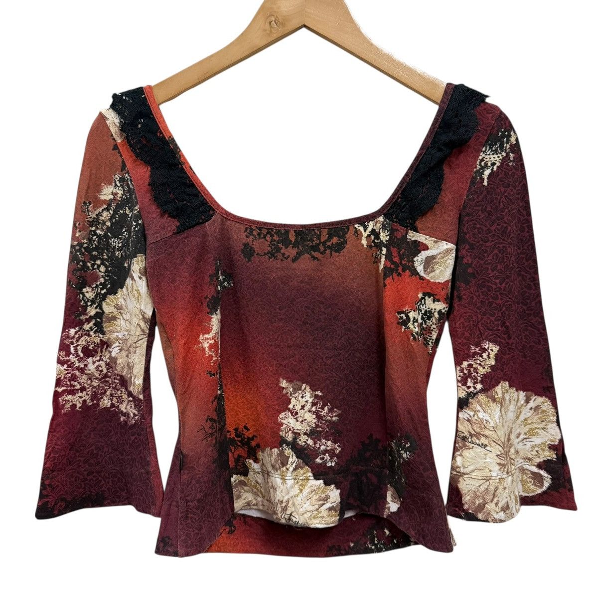 Roberto Cavalli Just Cavalli Floral Tank Top Size S / US 4 / IT 40 - 4 Thumbnail