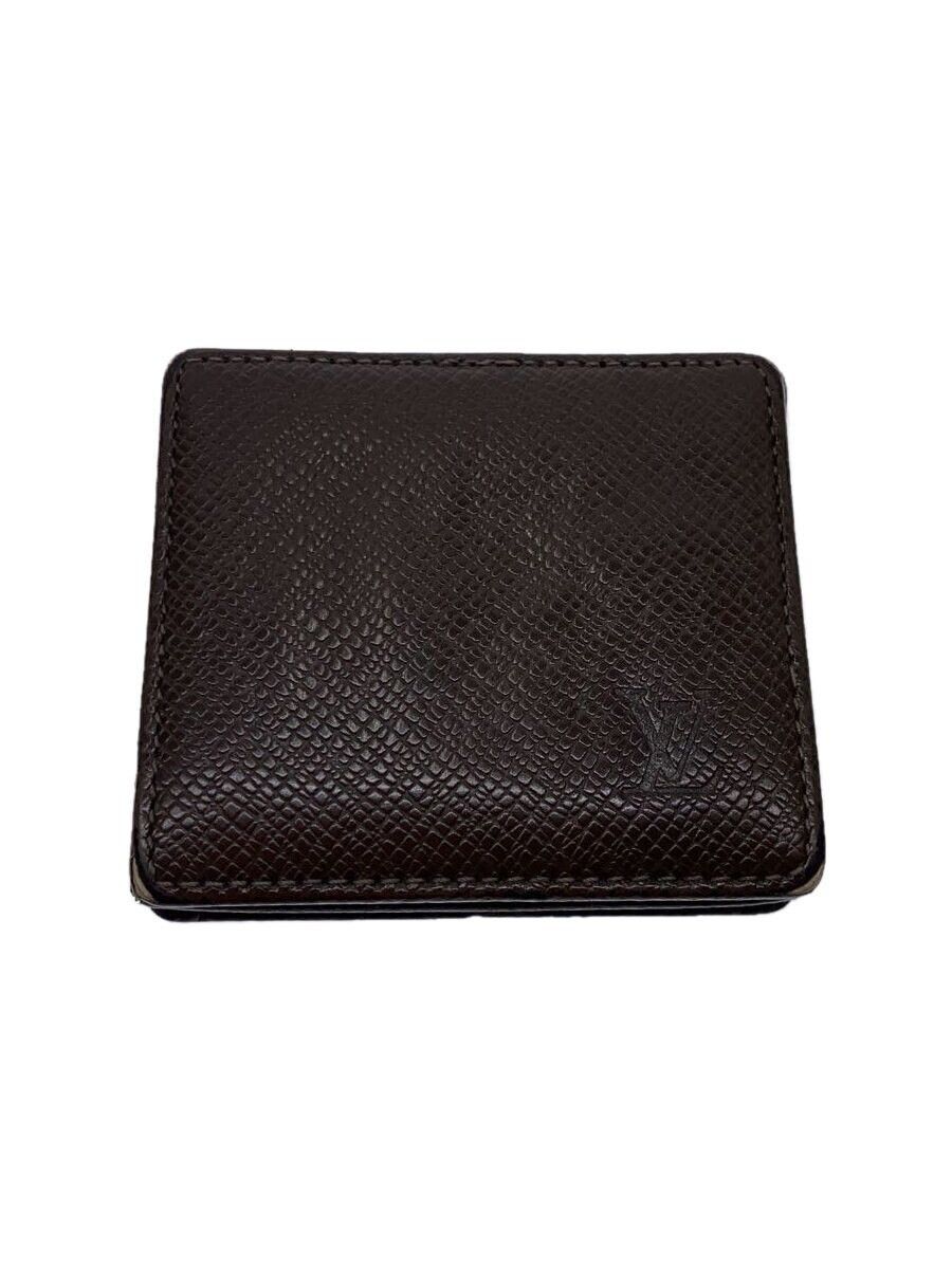 Louis Vuitton Taiga Porte Monet Boite Leather Brown