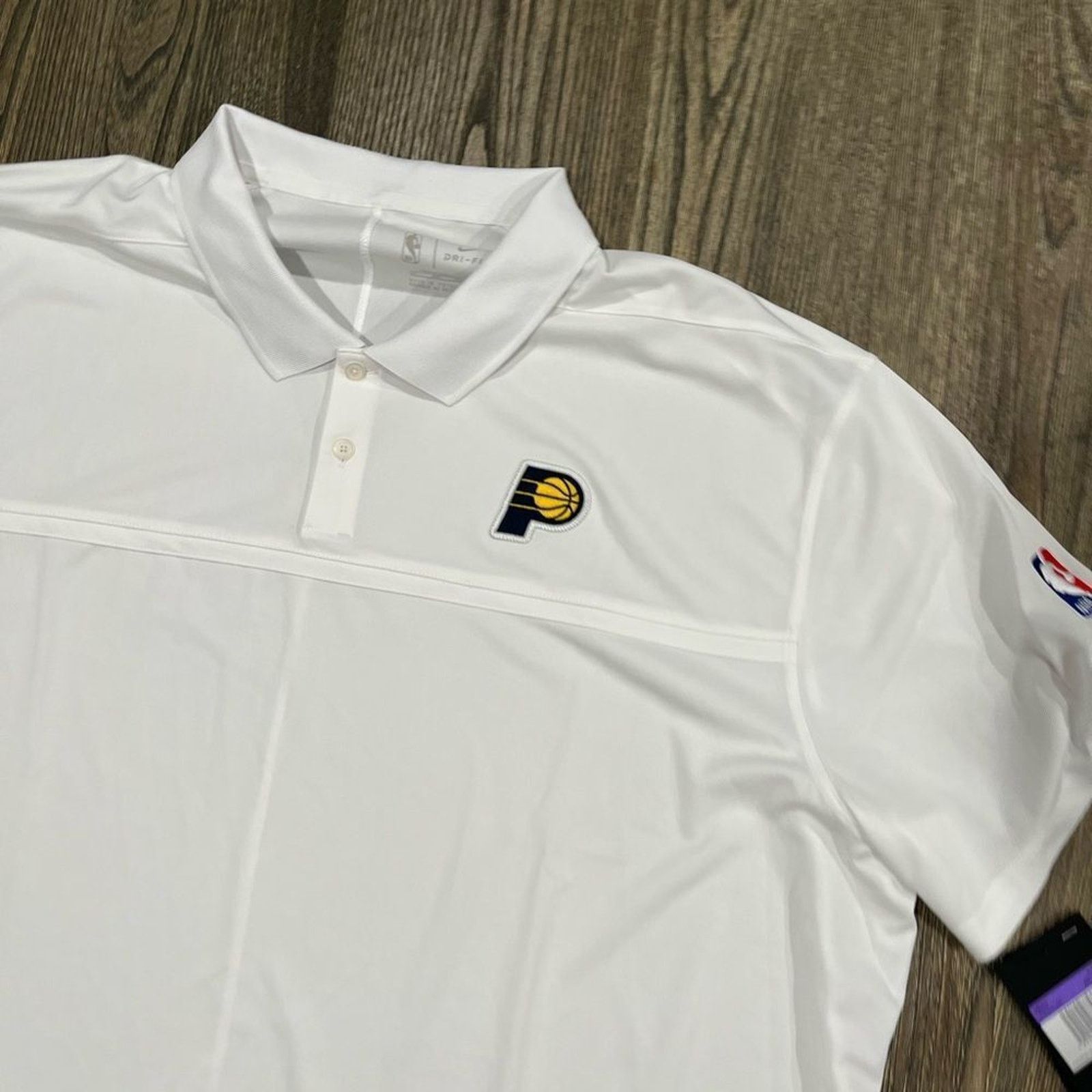 Nike NWT Nike Dri-Fit NBA Authentic Indiana Pacer Polo Shirt 3XLT Size US XXL / EU 58 / 5 - 2 Thumbnail