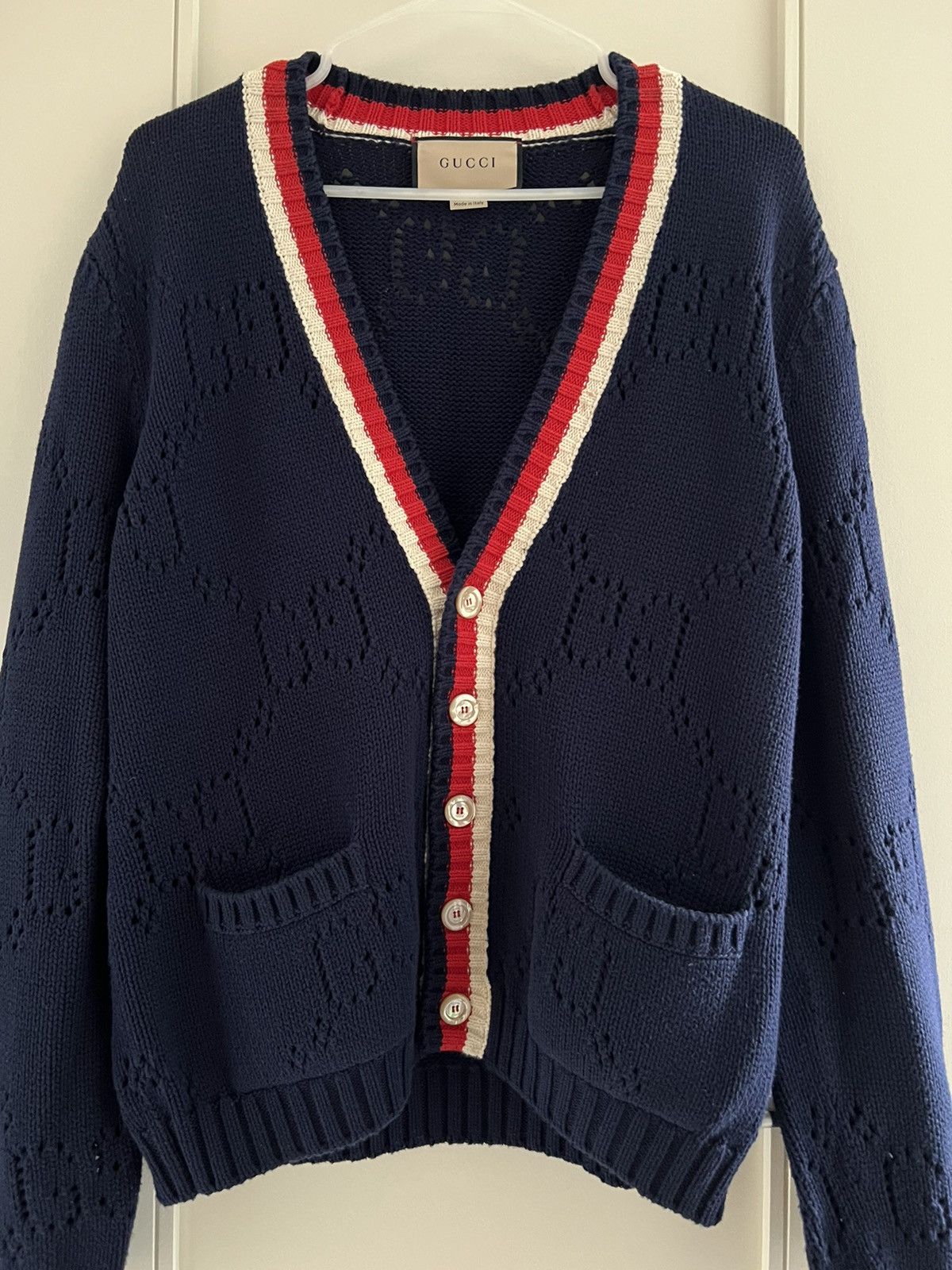 Gucci GUCCI New Logo Cardigan Size US S / EU 44-46 / 1 - 2 Thumbnail