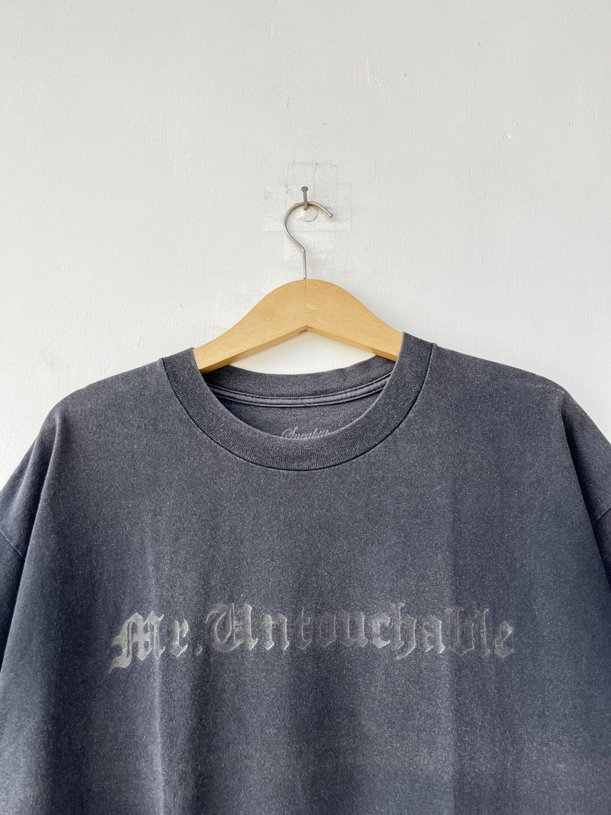Vintage 2007 Mr. Untouchable Nicky Barnes Gray on Black Tees Size US XL / EU 56 / 4 - 2 Thumbnail