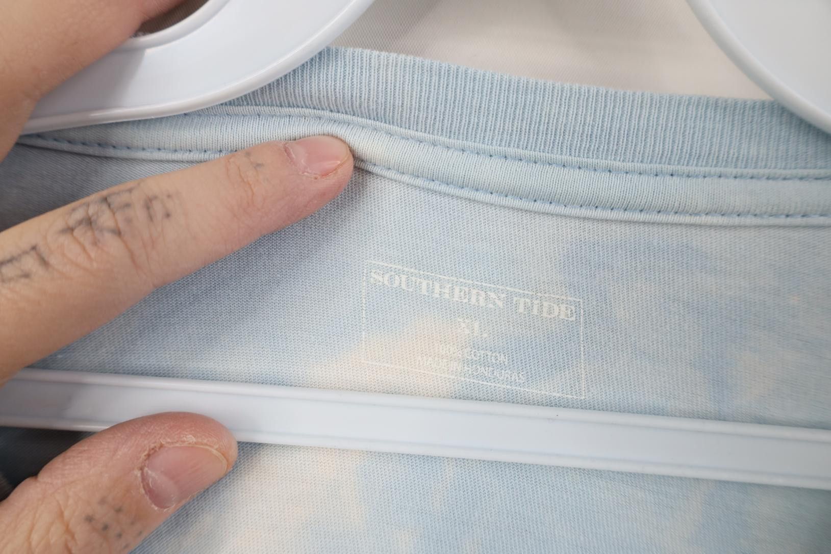 Southern Tide Southern Tide Acid Wash Fishing Long Sleeve Pocket T-Shirt Size US XL / EU 56 / 4 - 6 Thumbnail
