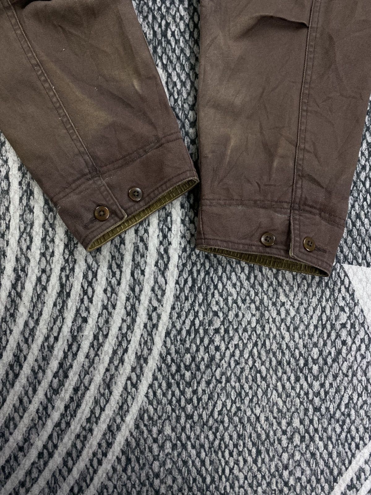 L.L. Bean 🔥RARE Vintage L.L.Bean Faded Workwear Chore Jacket Size US XL / EU 56 / 4 - 9 Thumbnail
