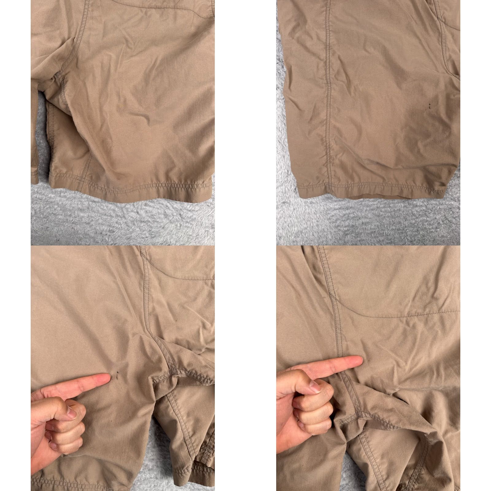 Patagonia VINTAGE Patagonia Shorts Men 38 Beige Nylon Belted Cargo Pocket 10in Inseam Outdoor Beach Army 90s Size US 38 / EU 54 - 10 Thumbnail