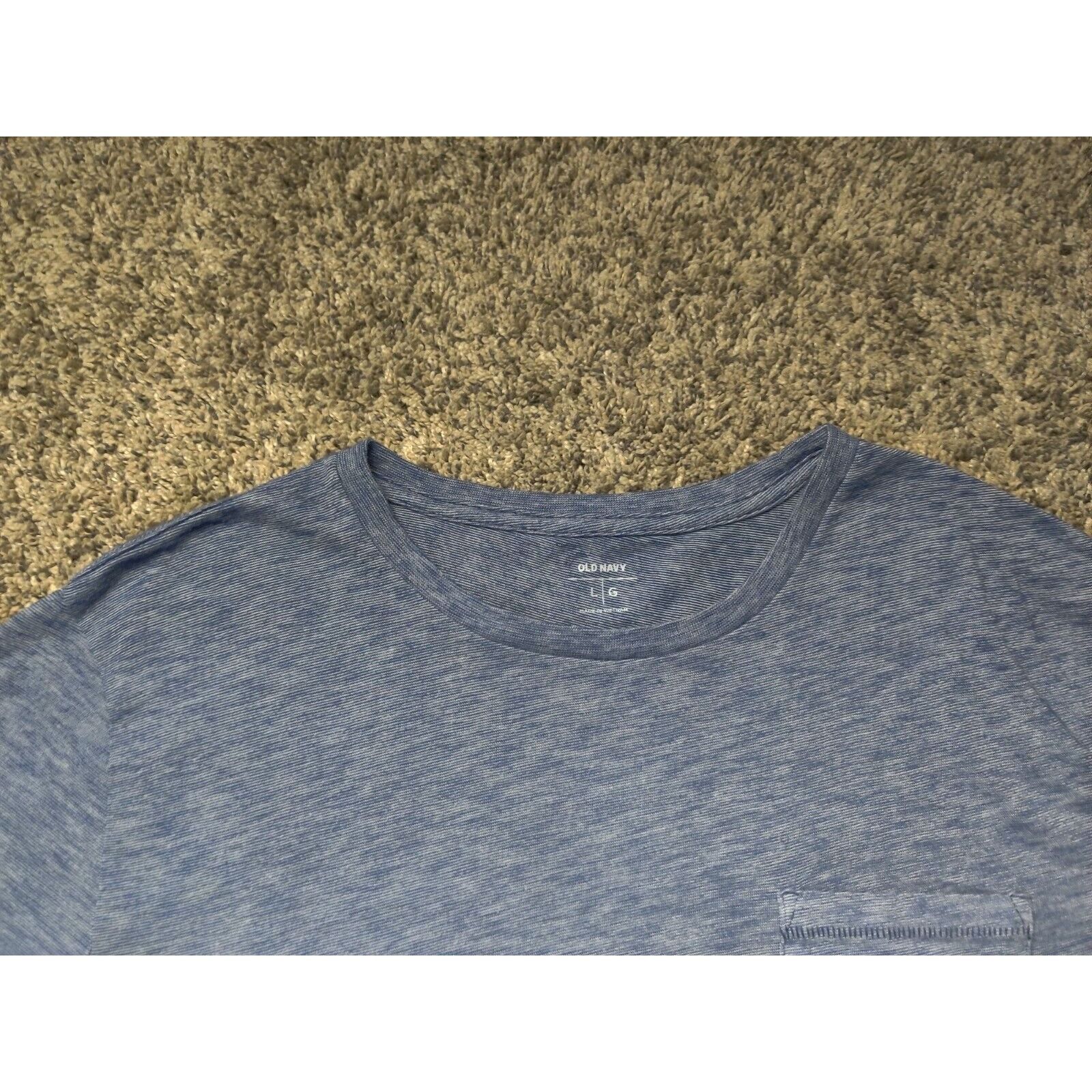 Old Navy Old Navy Shirt Adult Mens Large Blue White Torso Pocket Shor Size US L / EU 52-54 / 3 - 2 Thumbnail