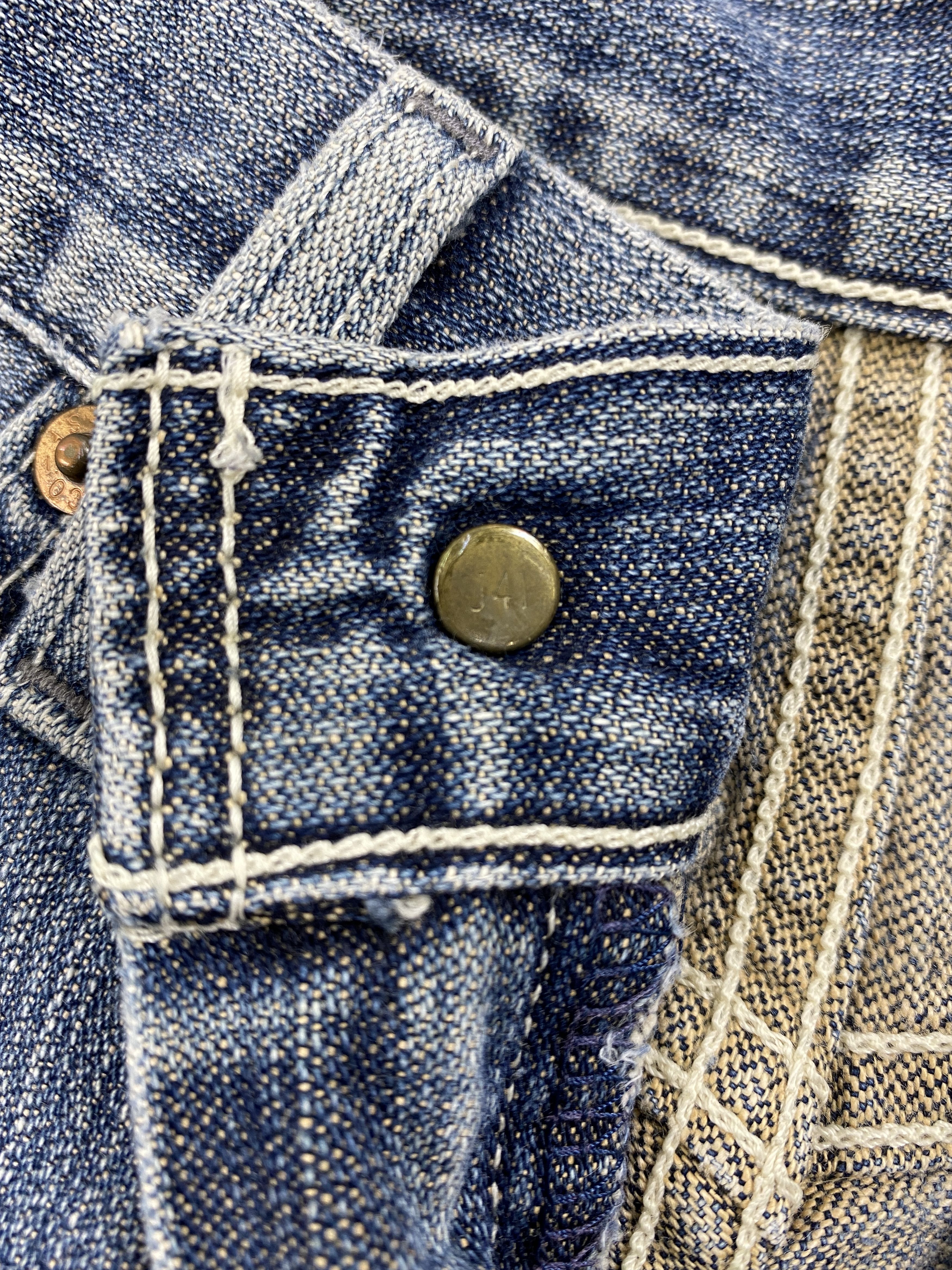 Japanese Brand Faded Blue Vintage Levi's 503 31x32.5 Denim -JN2154 Size US 31 - 7 Thumbnail