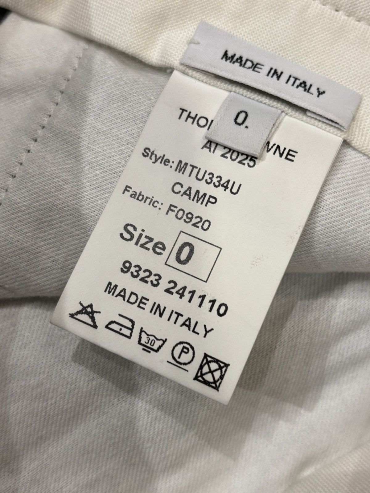 Thom Browne Thom Browne Sailor Tapered Chino Pant Size US 29 - 4 Thumbnail