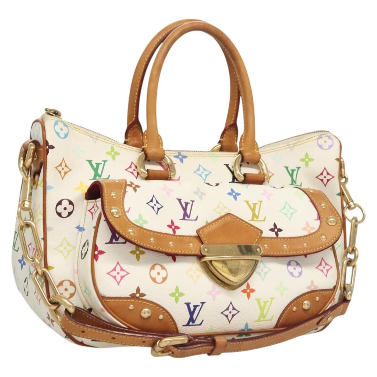 Louis Vuitton LOUIS VUITTON Monogram Multicolor Rita Bag White M40125 Size ONE SIZE - 1 Thumbnail