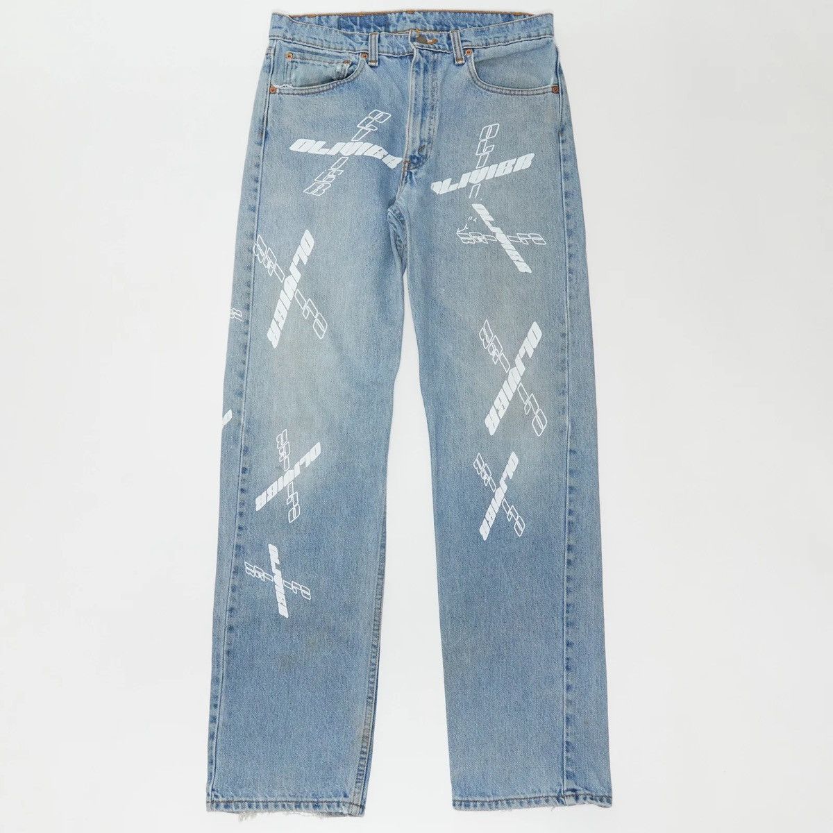 Other OLIVIER CROSS LOGO BLUE JEANS Size US 32 / EU 48 - 1 Thumbnail
