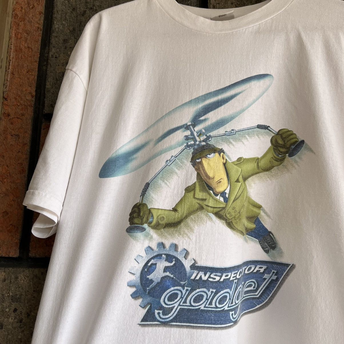 Disney × Vintage VTG ‘90s Inspector Gadget Disney Movie Tee Shirt Cartoon Size US XL / EU 56 / 4 - 5 Thumbnail