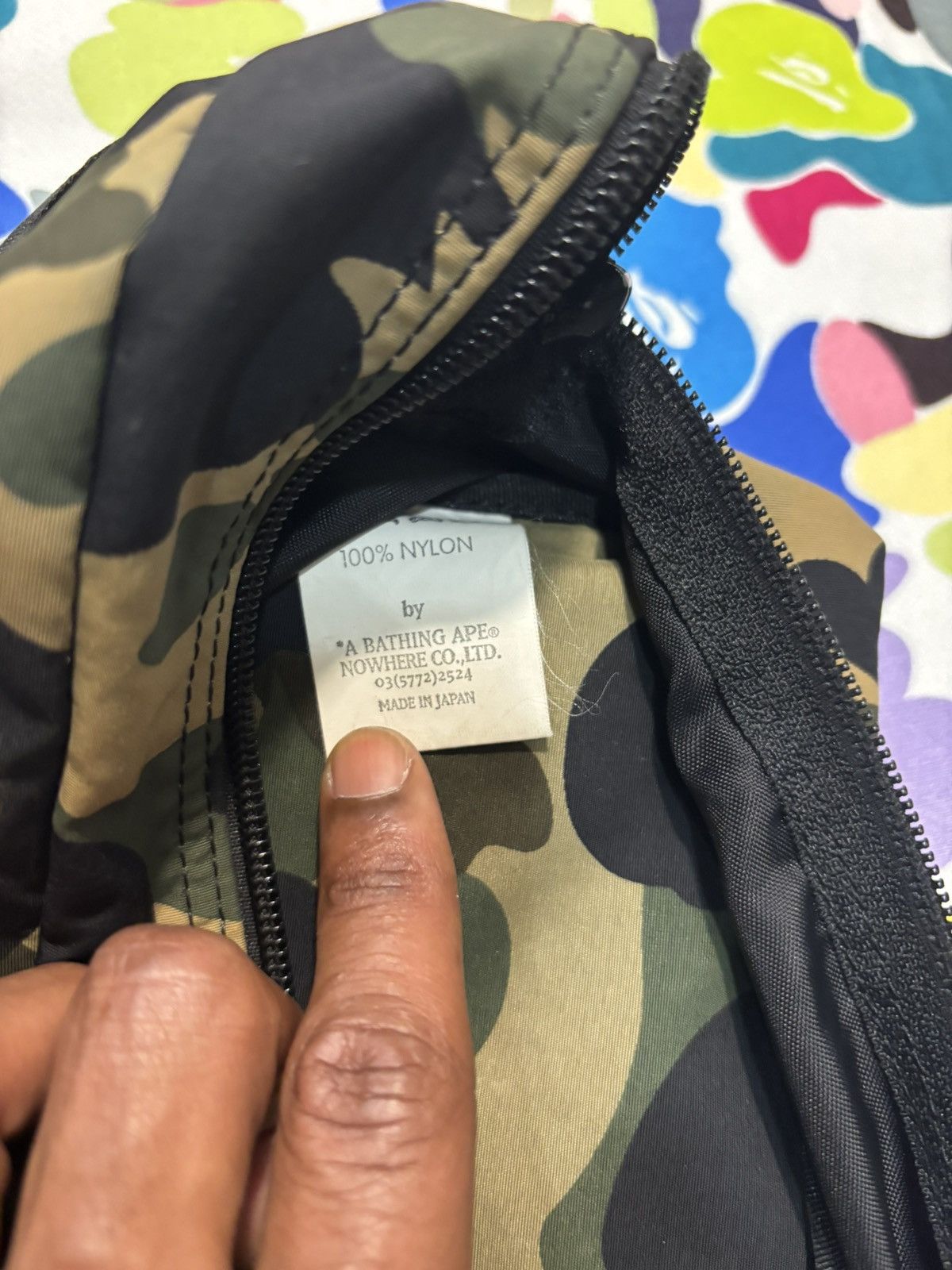 Bape 1st camo green bape crossbody bag /Fanny pack Size ONE SIZE - 5 Thumbnail
