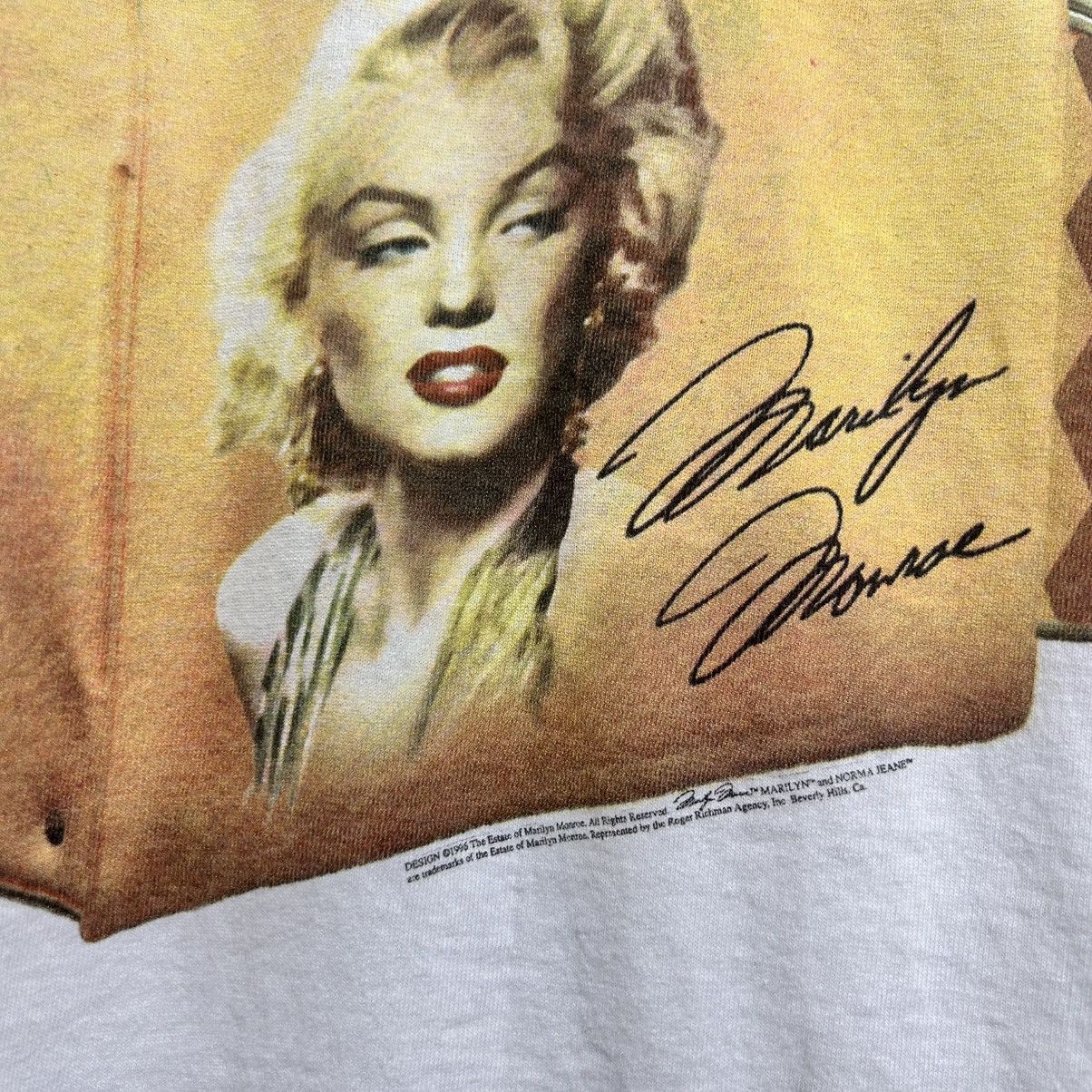 Vintage MARILYN MONROE 1996 VINTAGE SHIRT RINGER RARE Size US L / EU 52-54 / 3 - 3 Thumbnail
