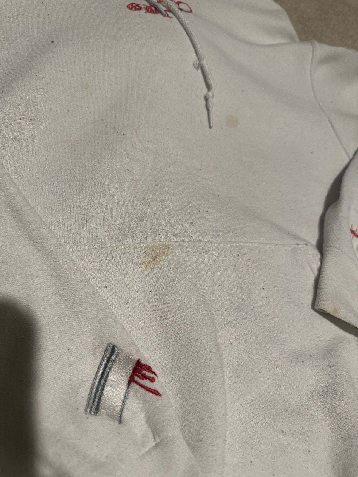 Lil Peep 🔥 RARE 🔥 Lil Peep “GBC” White Hoodie WITH sleeve detailing. Size US S / EU 44-46 / 1 - 6 Thumbnail