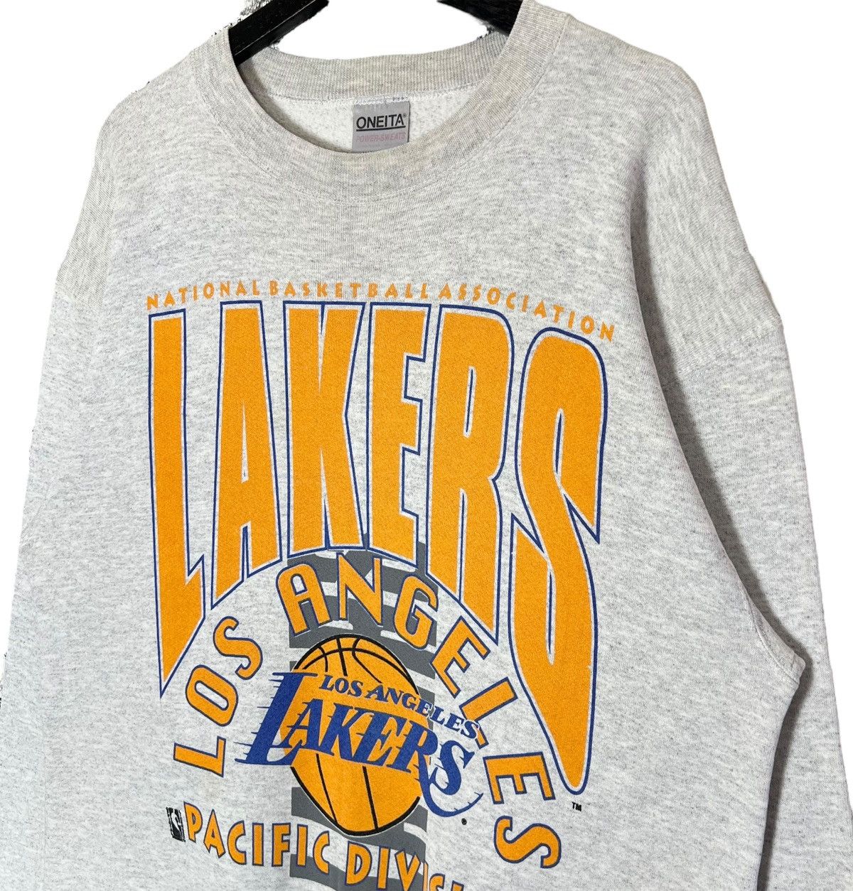 NBA Vintage 90s NBA Los Angeles LA Lakers Sweatshirt Size US L / EU 52-54 / 3 - 4 Thumbnail