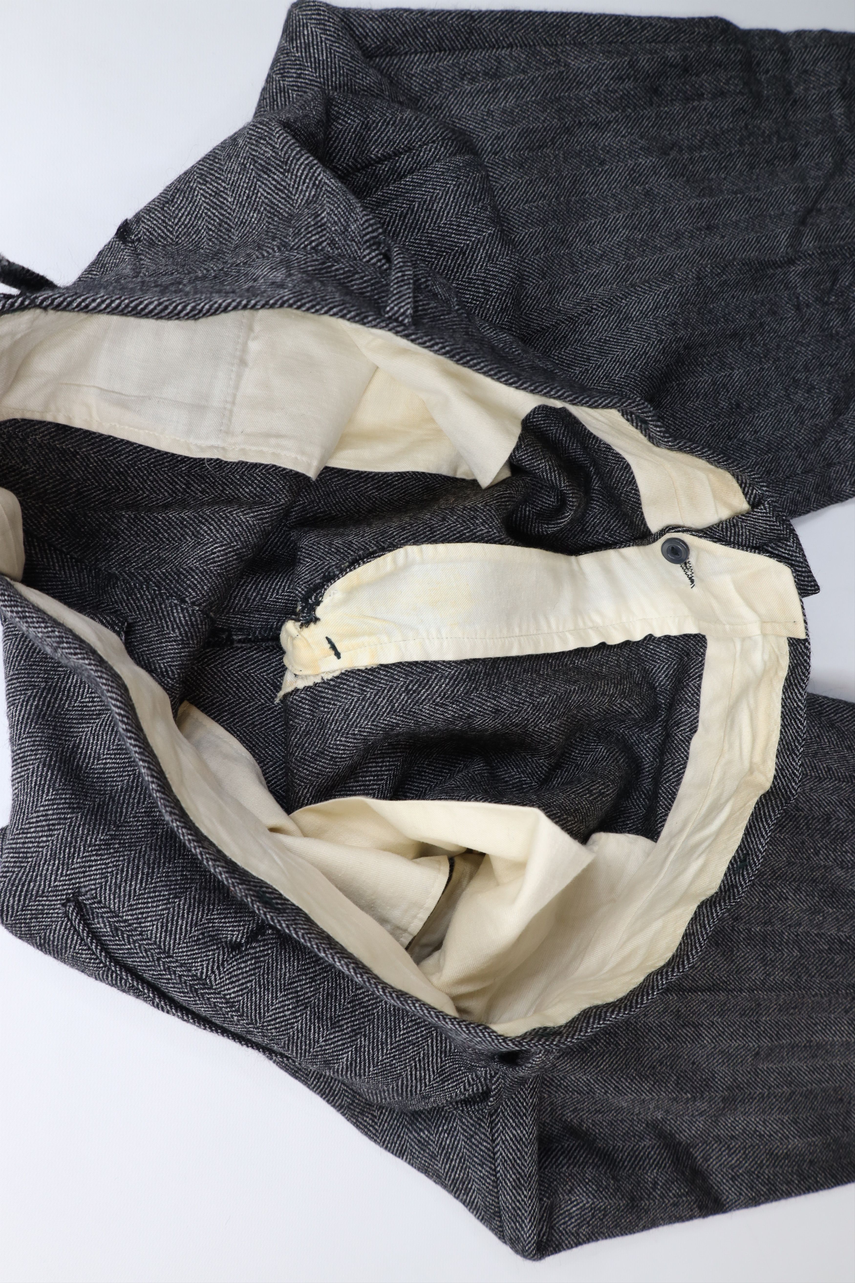 Vintage Vintage 60s 70s Streetwear Herringbone Chino Pants USA Size US 36 / EU 52 - 7 Thumbnail