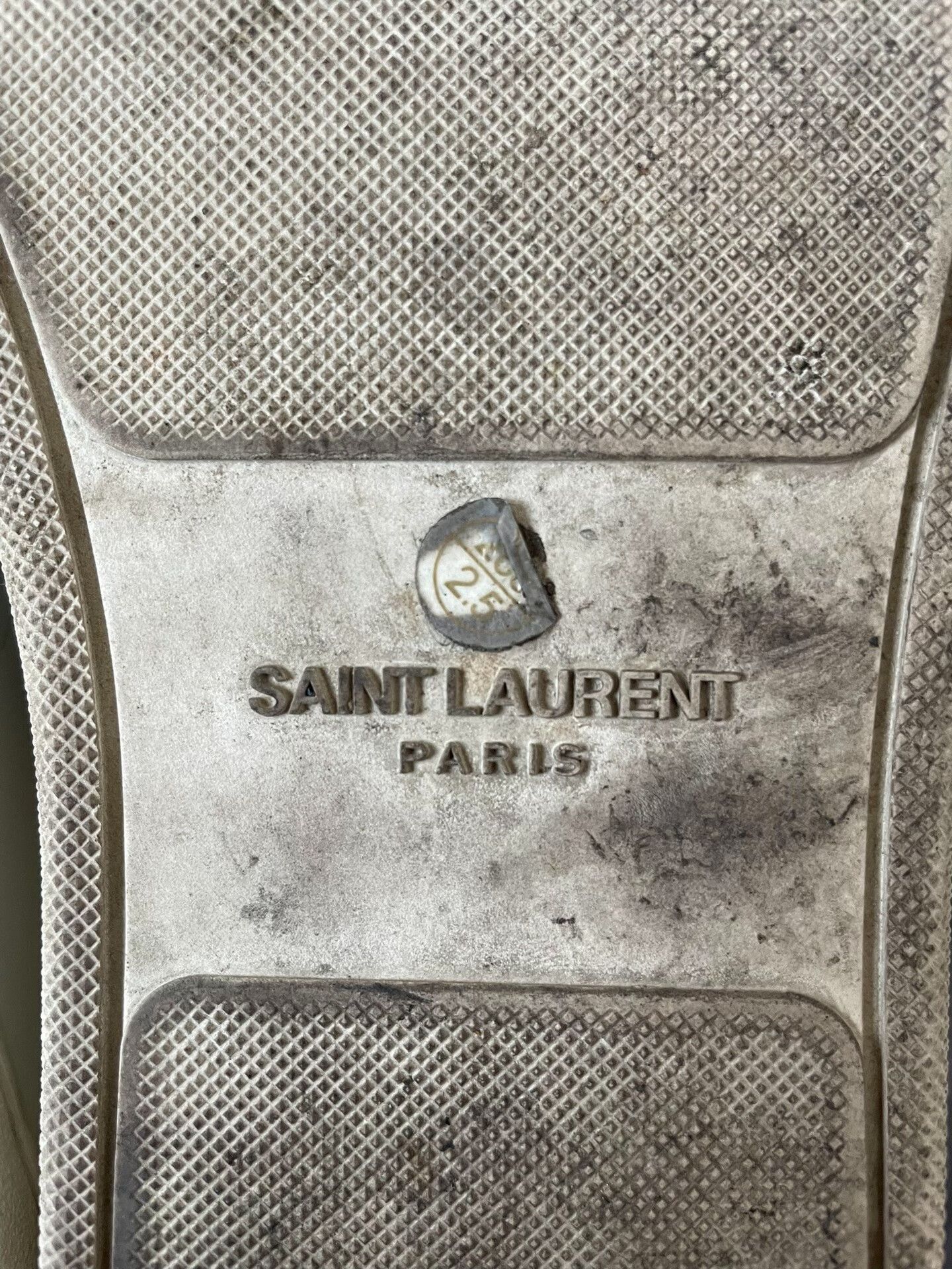 Saint Laurent Paris Saint Laurent High Top White Sneakers SL01. Size US 7 / EU 40 - 8 Thumbnail