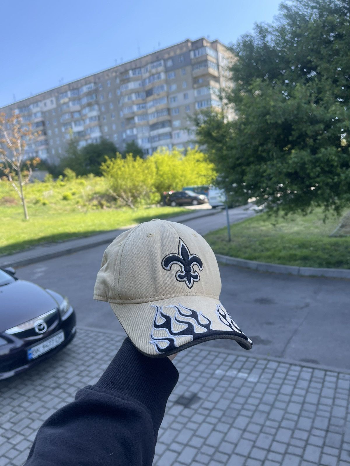 NFL × Reebok New Orleans Saints Hat Cap Reebok NFL Fire Size ONE SIZE - 2 Thumbnail