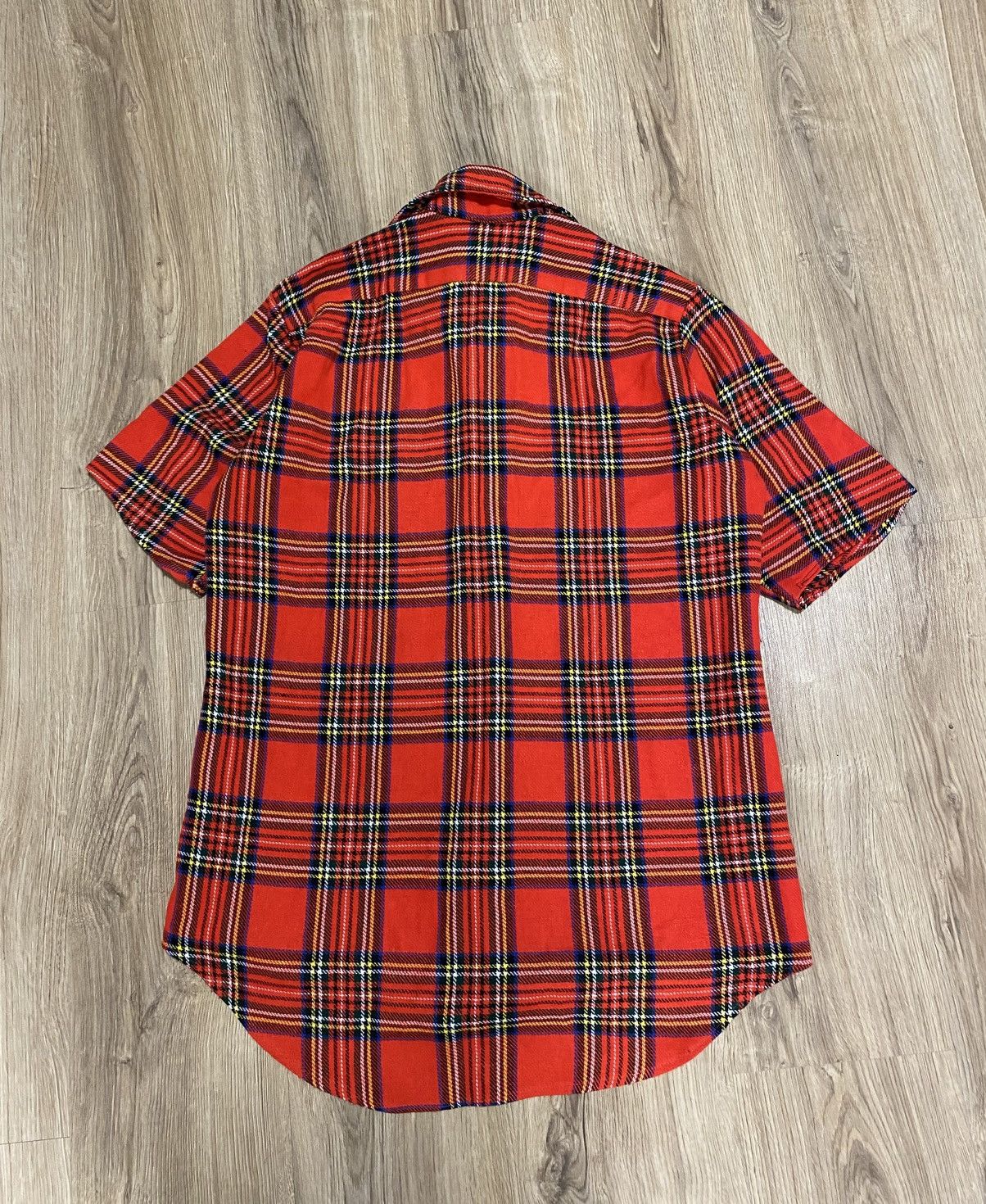 Japanese Brand × Vintage Moac Made in England Vintage Outdoor Checkered Red Shirt Size US M / EU 48-50 / 2 - 6 Thumbnail