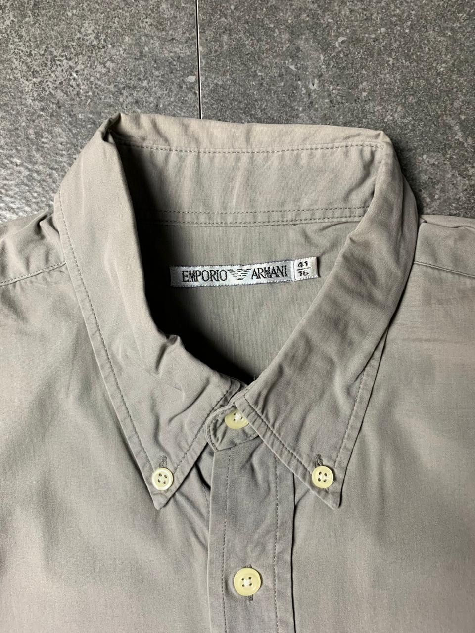 Emporio Armani 1990s Emporio Armani Harvard Shirt Size US M / EU 48-50 / 2 - 3 Thumbnail