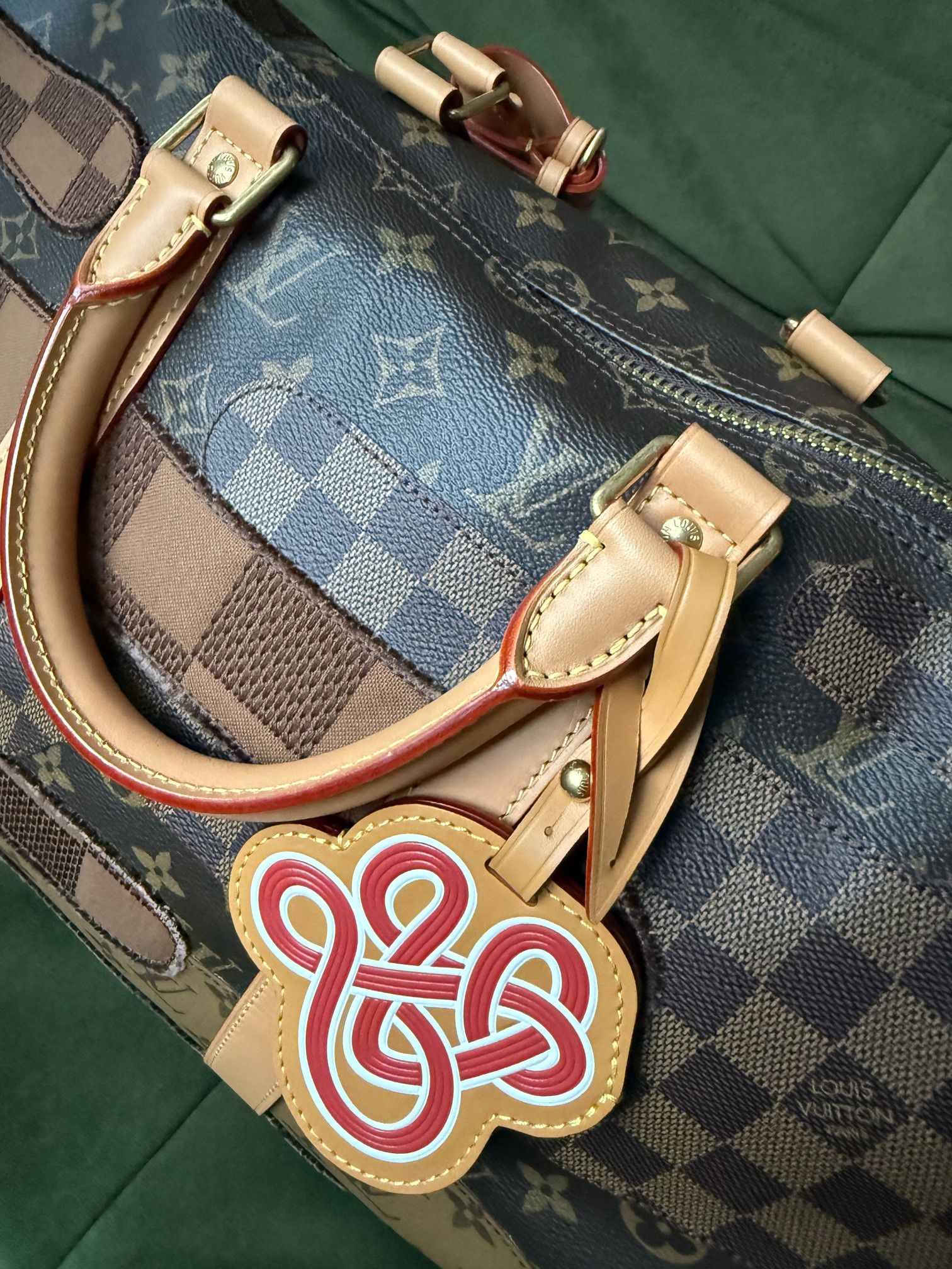 Louis Vuitton Louis Vuitton x Nigo Keepall Bandouliere 50 Canvas Size ONE SIZE - 13 Thumbnail