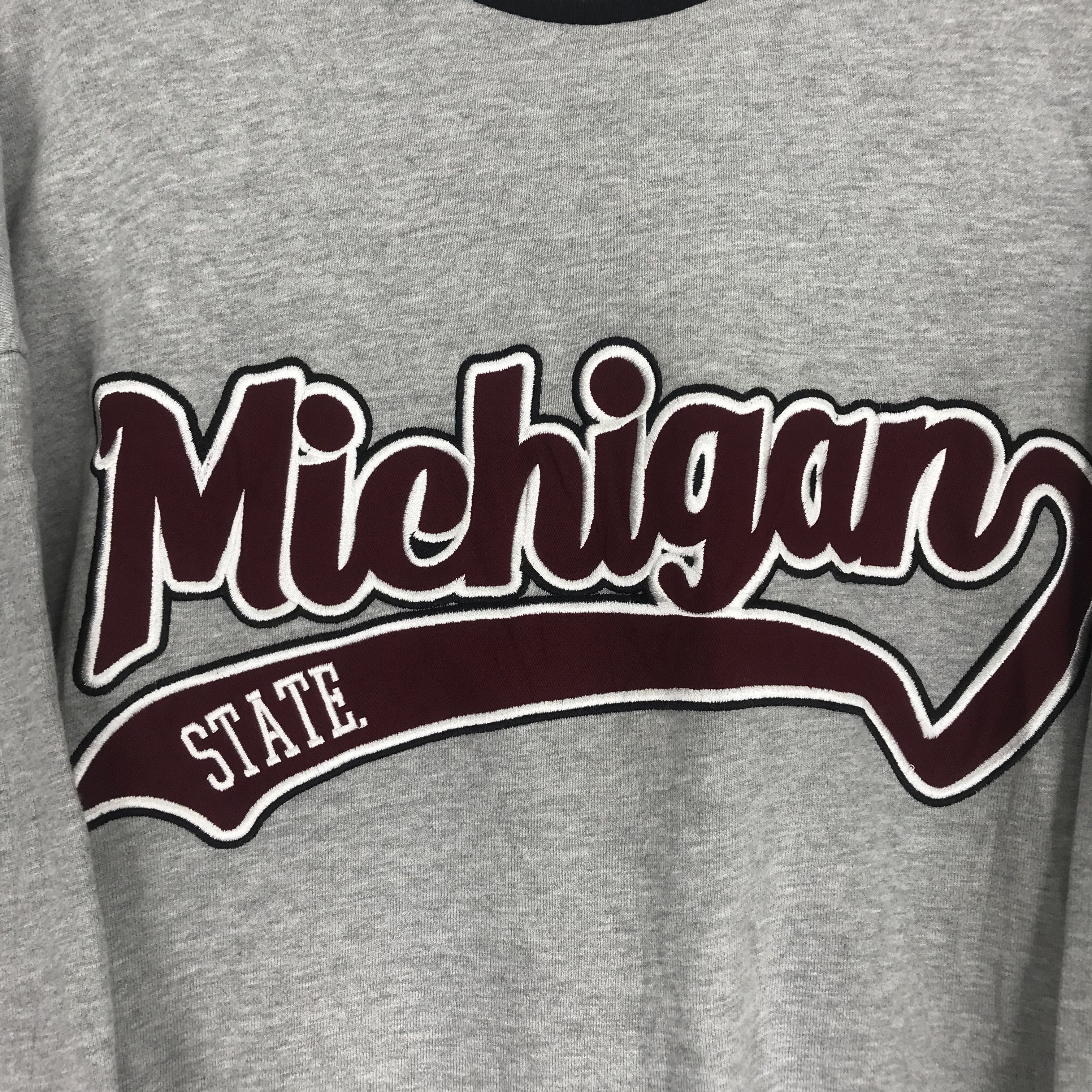 Japanese Brand Vintage Michigan State Sweatshirt - 45 Size US XL / EU 56 / 4 - 3 Thumbnail