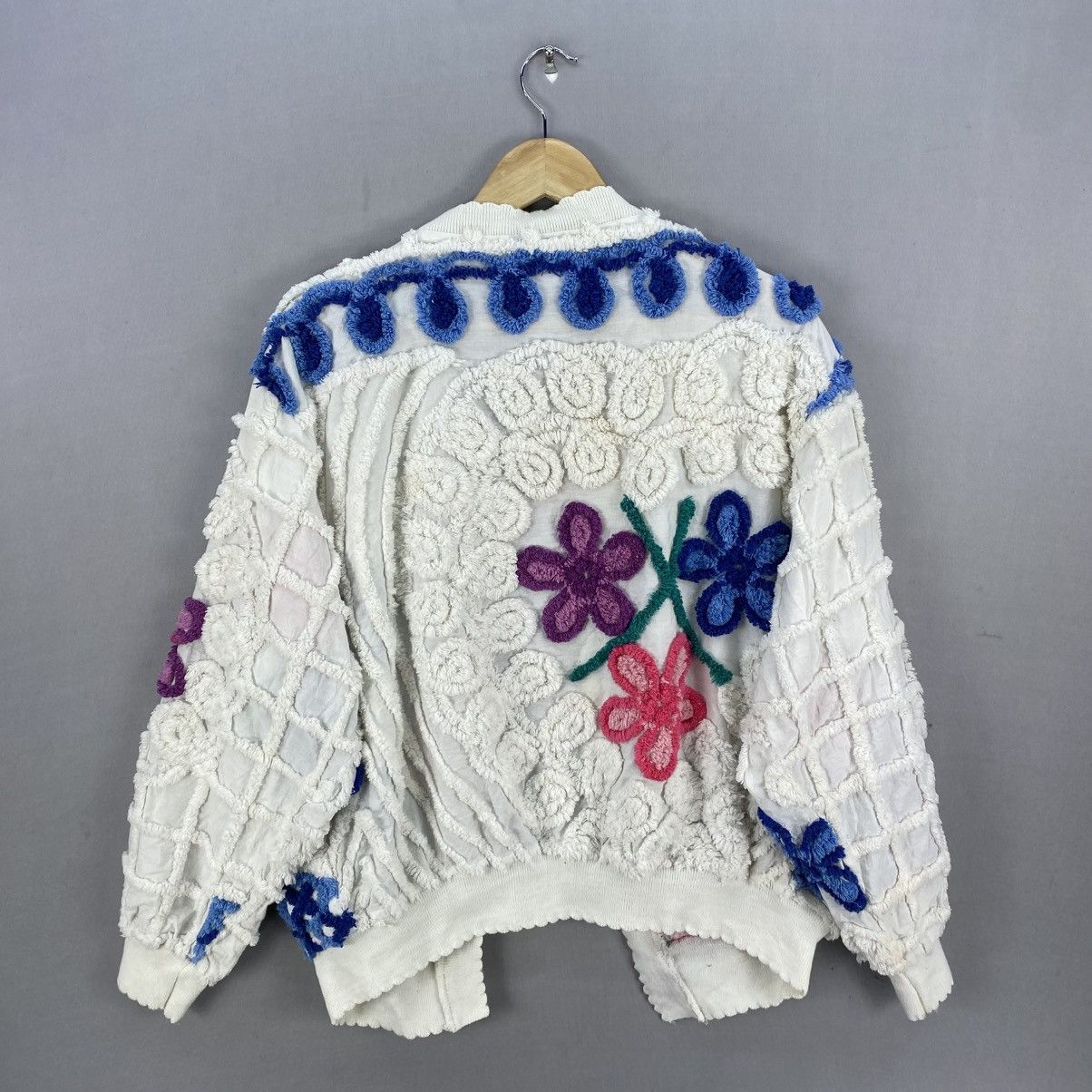 Other Vintage 90’s Handcrafted Emboridered Cardigan By Damze Size M / US 6-8 / IT 42-44 - 4 Thumbnail
