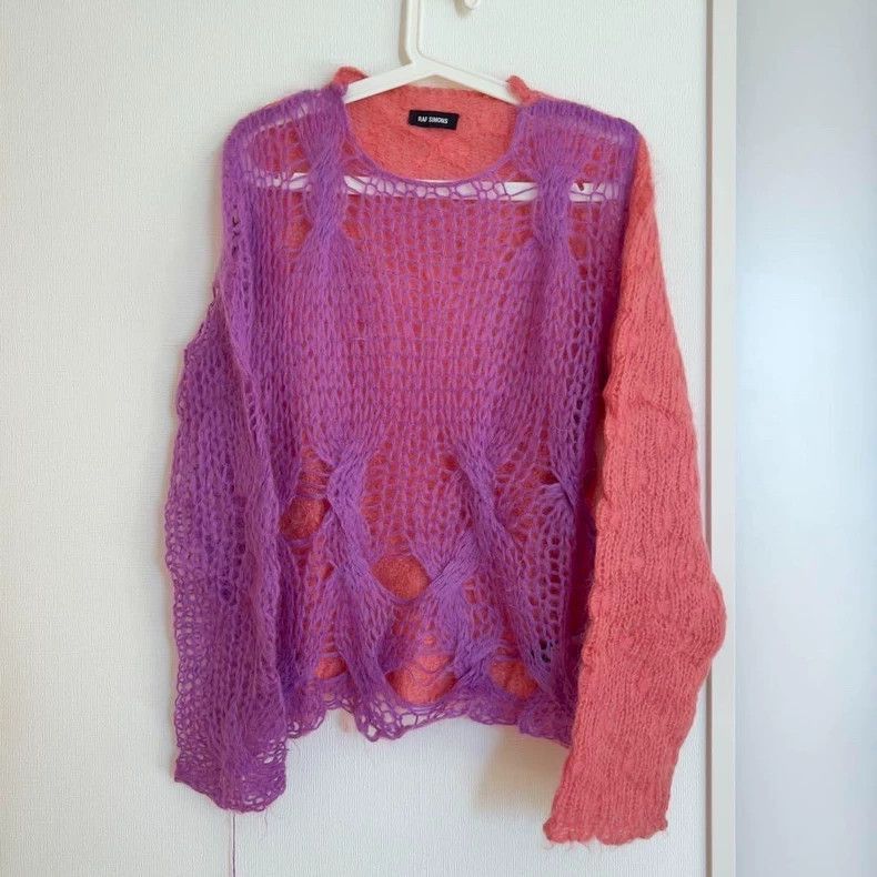 Raf Simons Raf Simons Raf Simons Hollow knit sweater-2507 Size US S / EU 44-46 / 1 - 2 Thumbnail