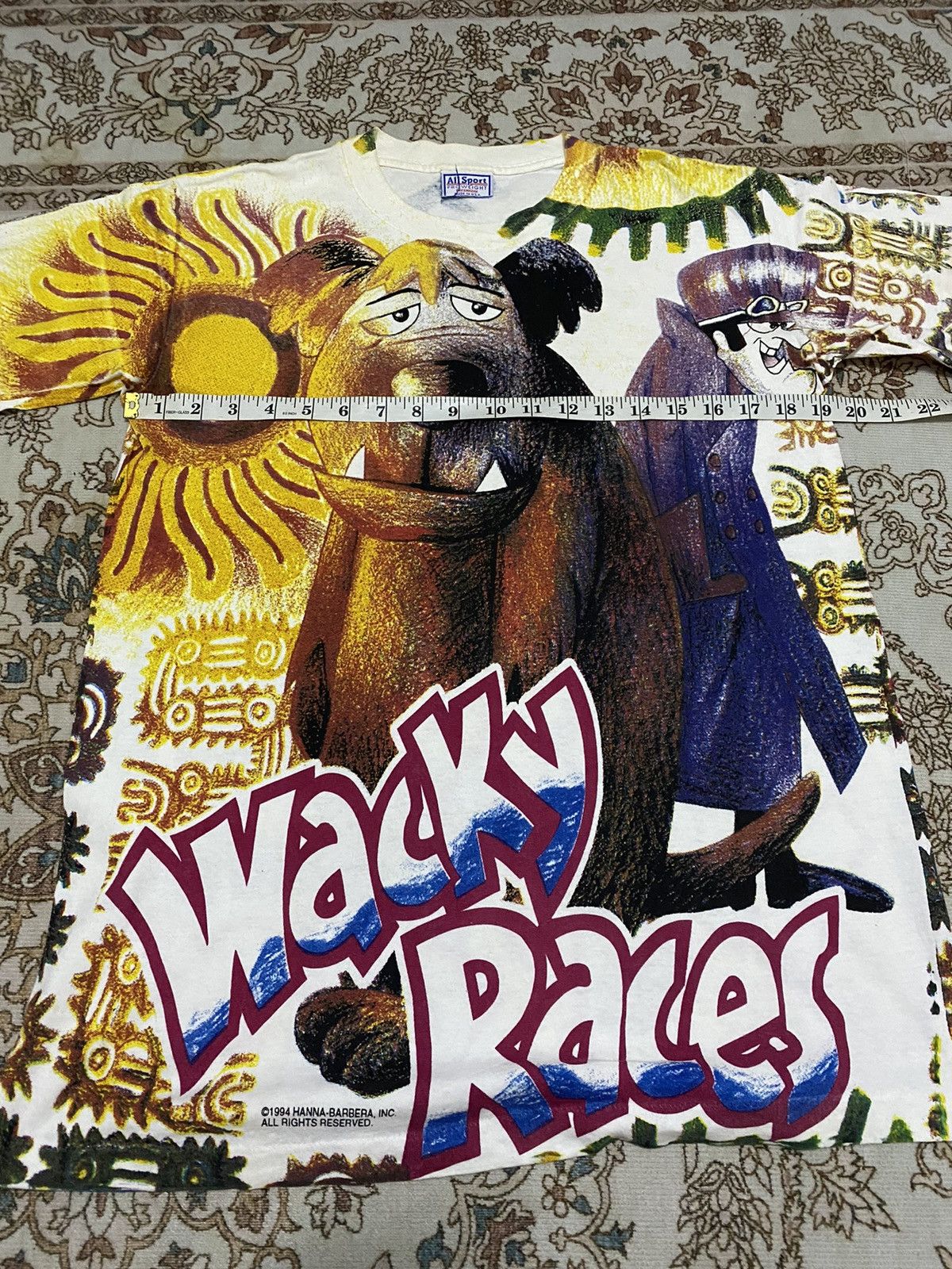Vintage Vintage Rare 1994 Wacky Races Hanna Barberra Film Size US M / EU 48-50 / 2 - 9 Thumbnail