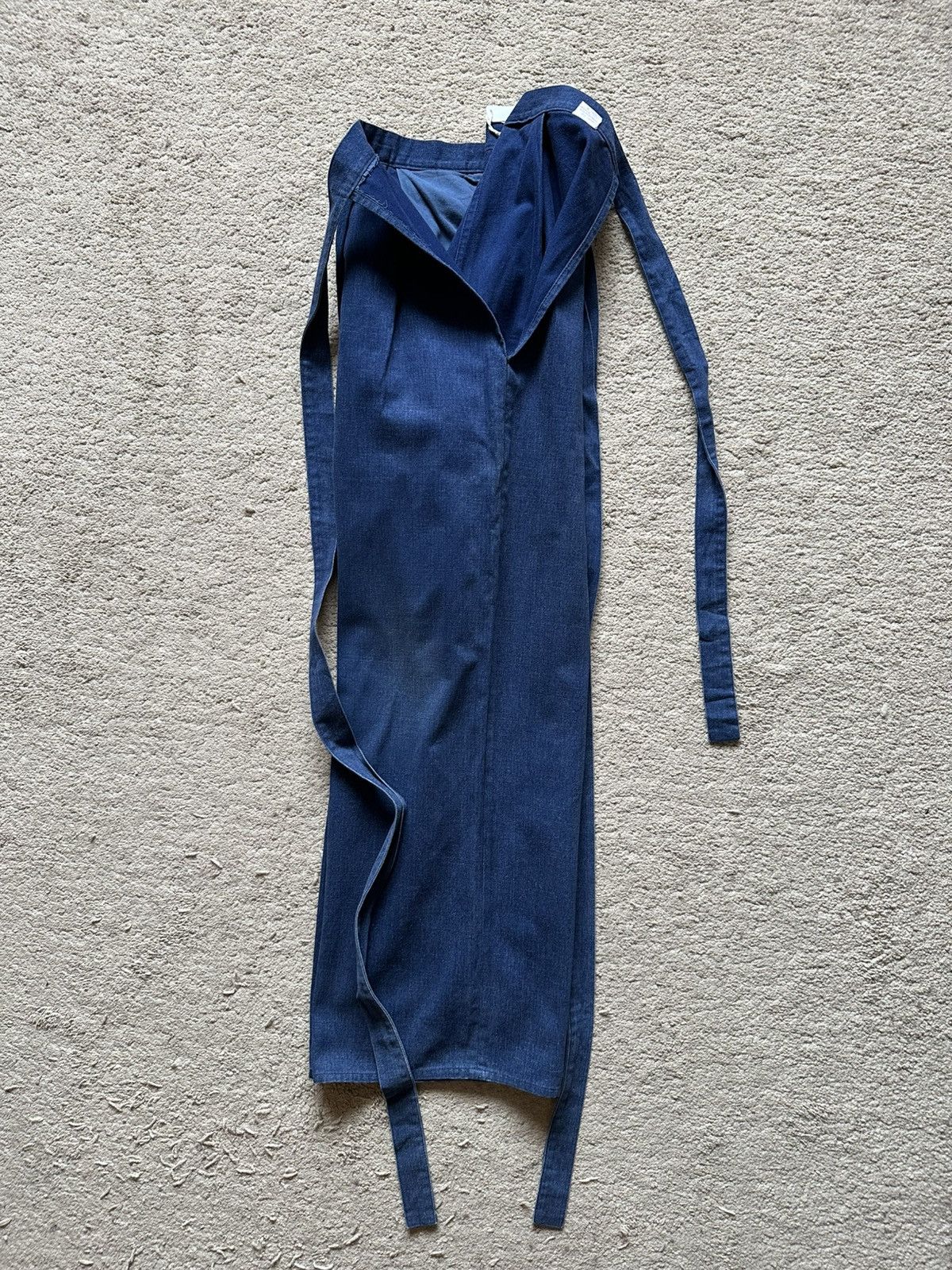Japanese Brand 1990s Japanese Blue Denim Umanori hakama Pant Size US 29 - 11 Thumbnail