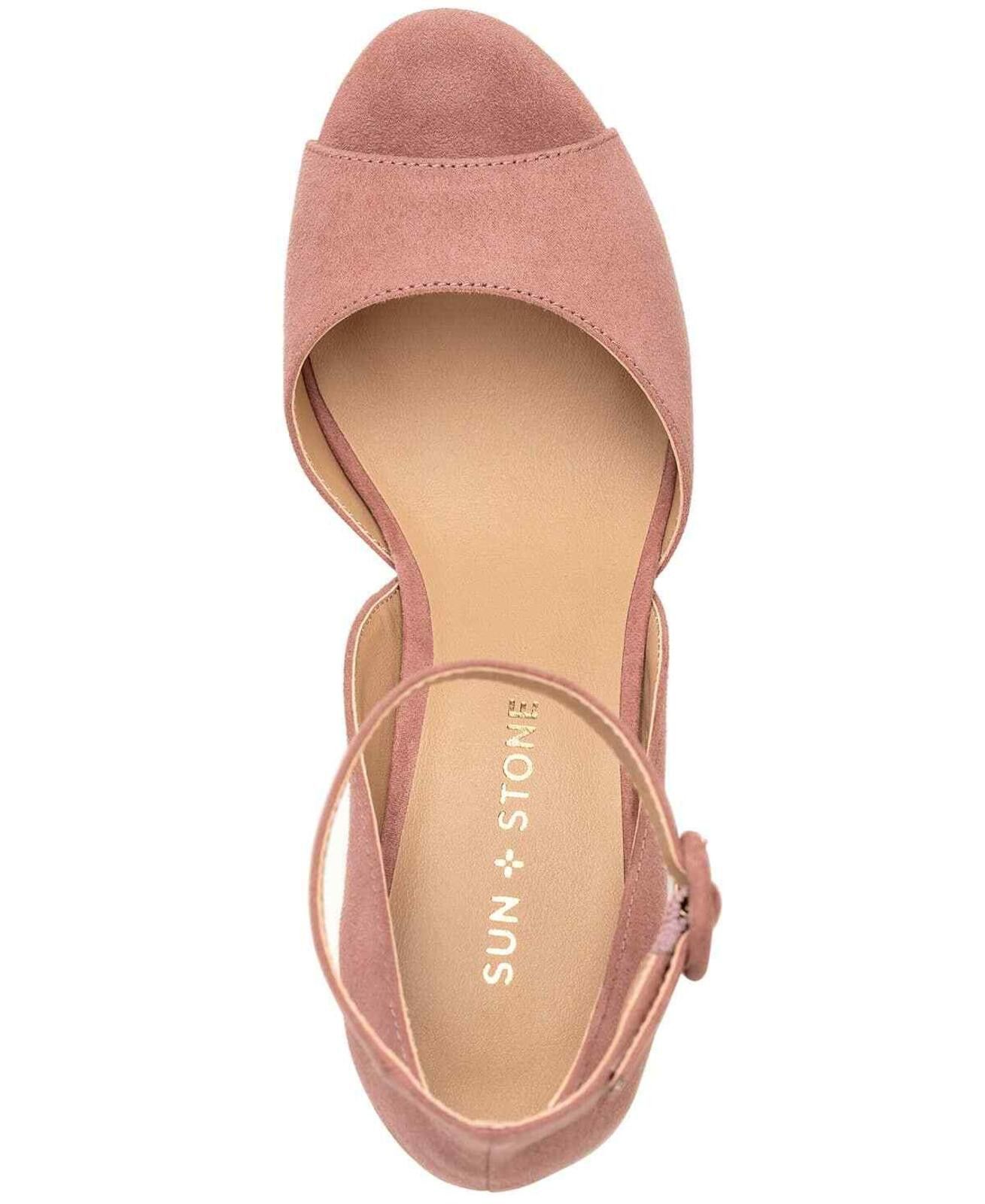 Other Sun + Stone Mauve Reeta Block-Heel Platform Sandals Size US 11 / IT 41 - 4 Thumbnail