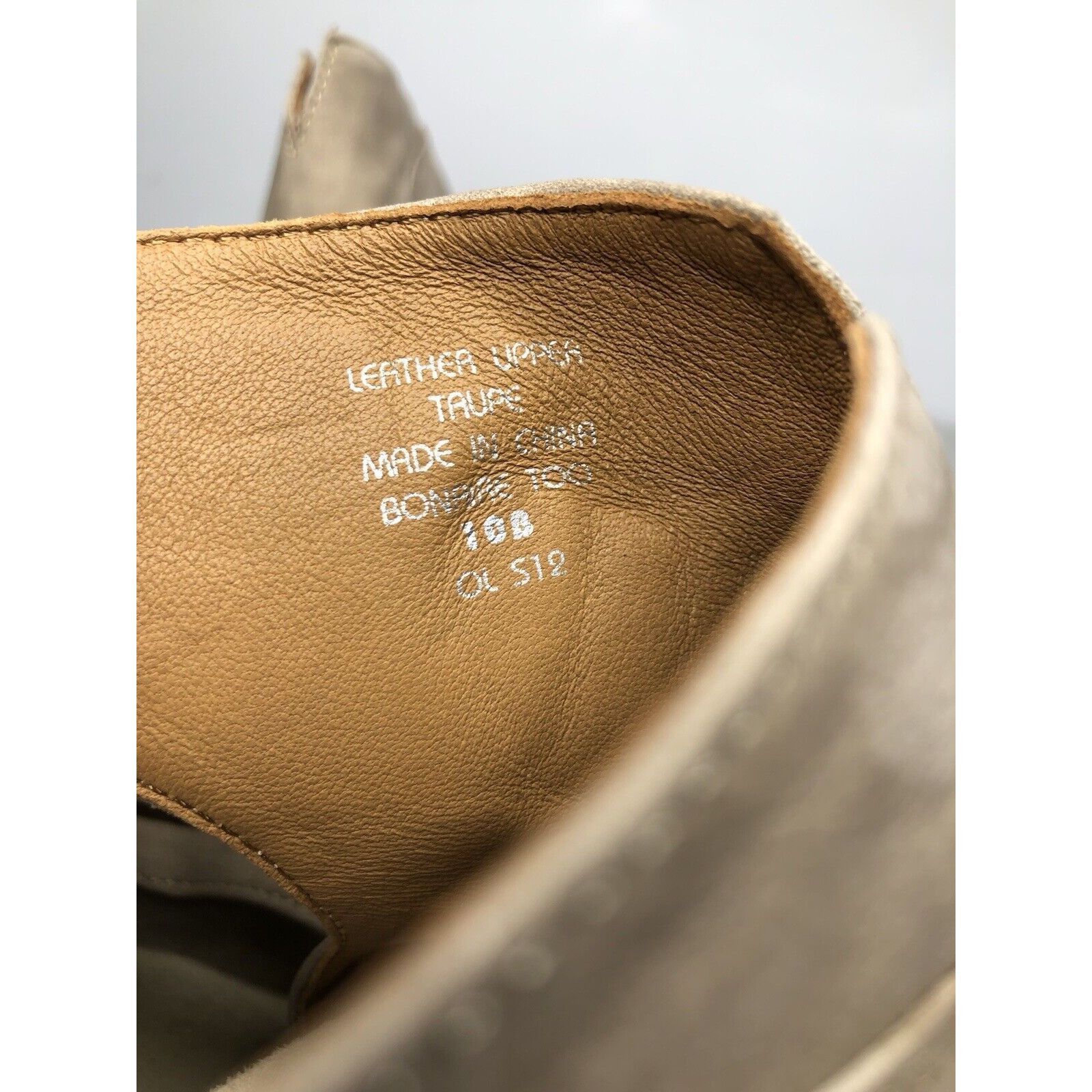 Other Earthies Santo Taupe Suede Leather Ankle Wedge Booties Women Size US 10 / IT 40 - 8 Thumbnail