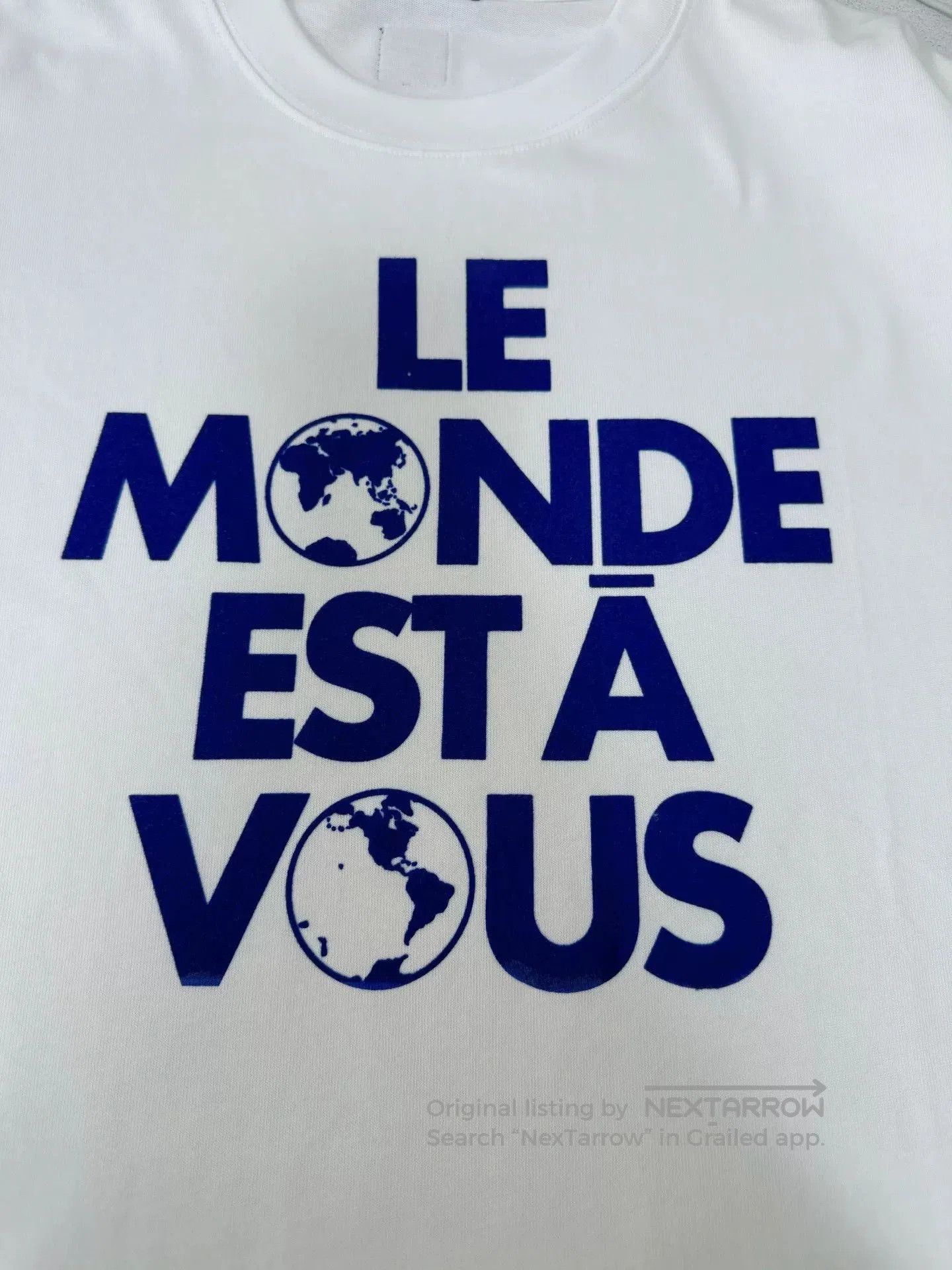 Louis Vuitton Men's White Logo Short-Sleeve T-shirt. Size US L / EU 52-54 / 3 - 3 Thumbnail