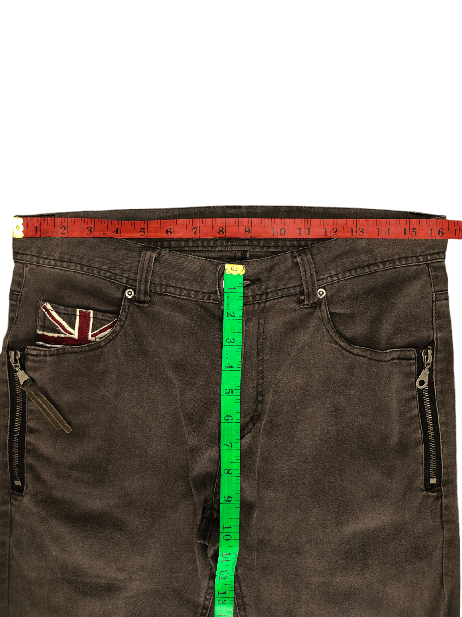If Six Was Nine In The Attic Multi Pocket Zipper Sun Faded 3Q Pants Size US 32 / EU 48 - 7 Thumbnail