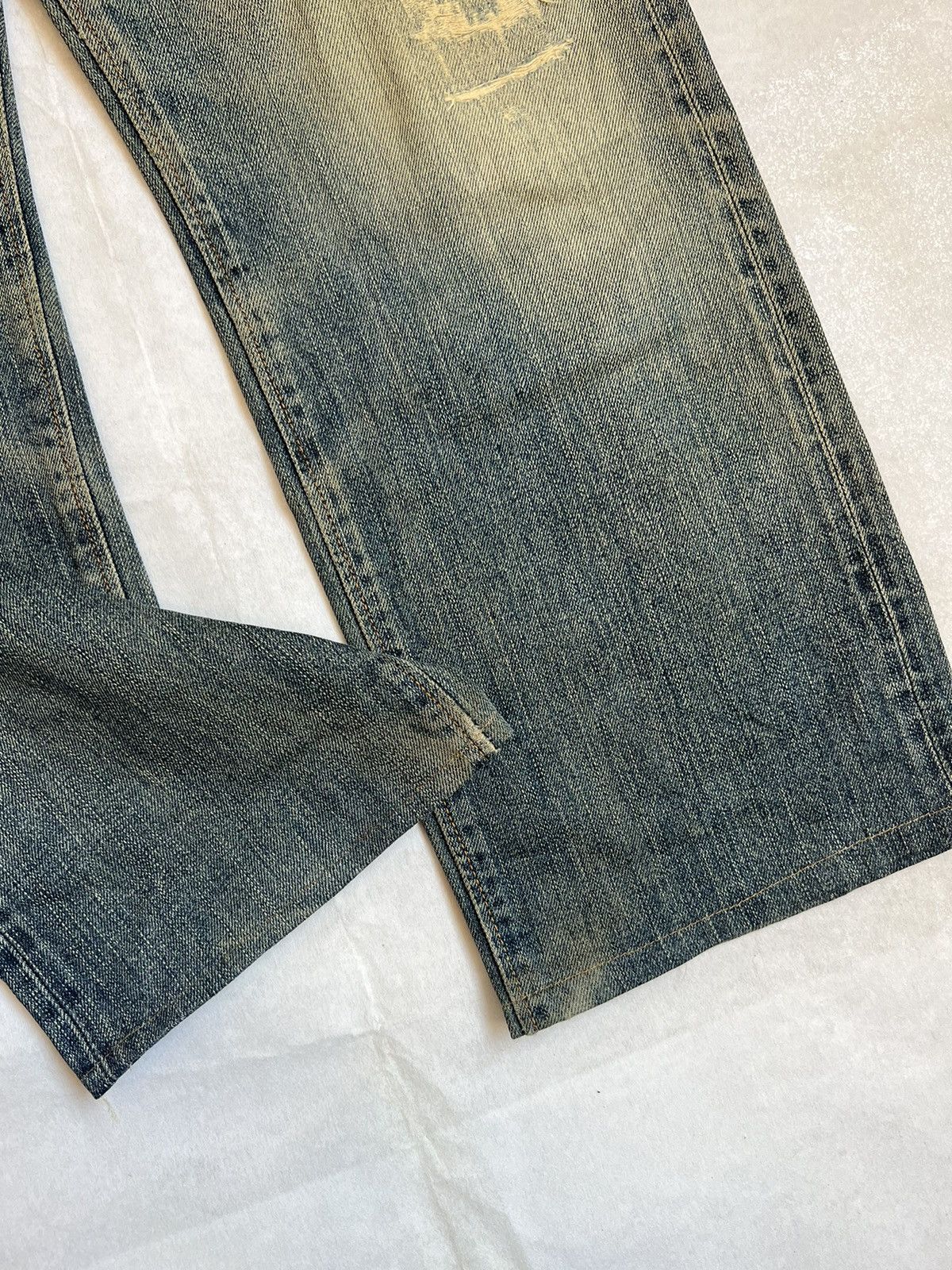 Edwin × Vintage Dirty Edwin 505zx Selvedge Distressed Denim Size US 32 / EU 48 - 5 Thumbnail